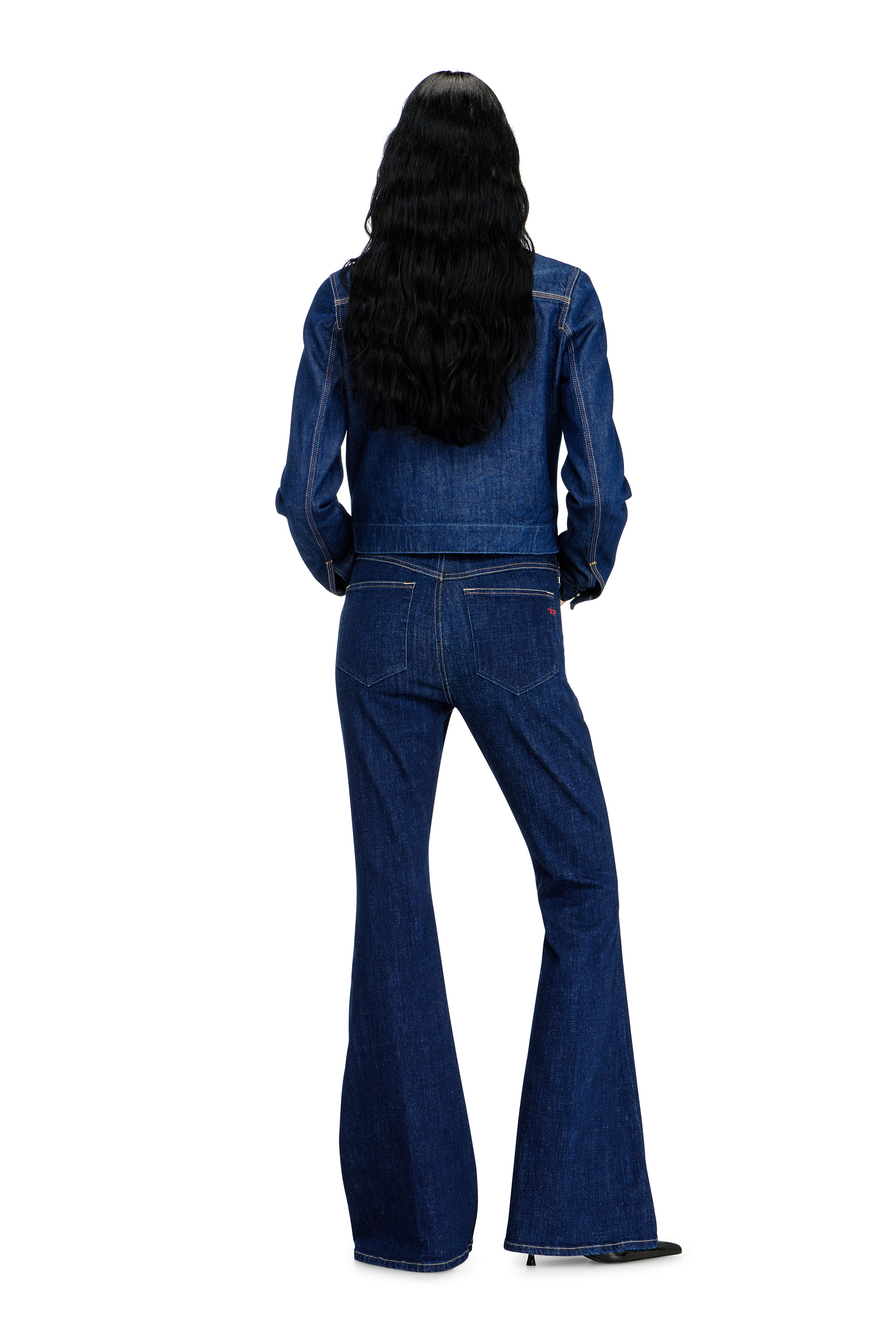 Diesel - Woman's Bootcut Jeans 1973 D-Partt 09Q03, Dark Blue - 3