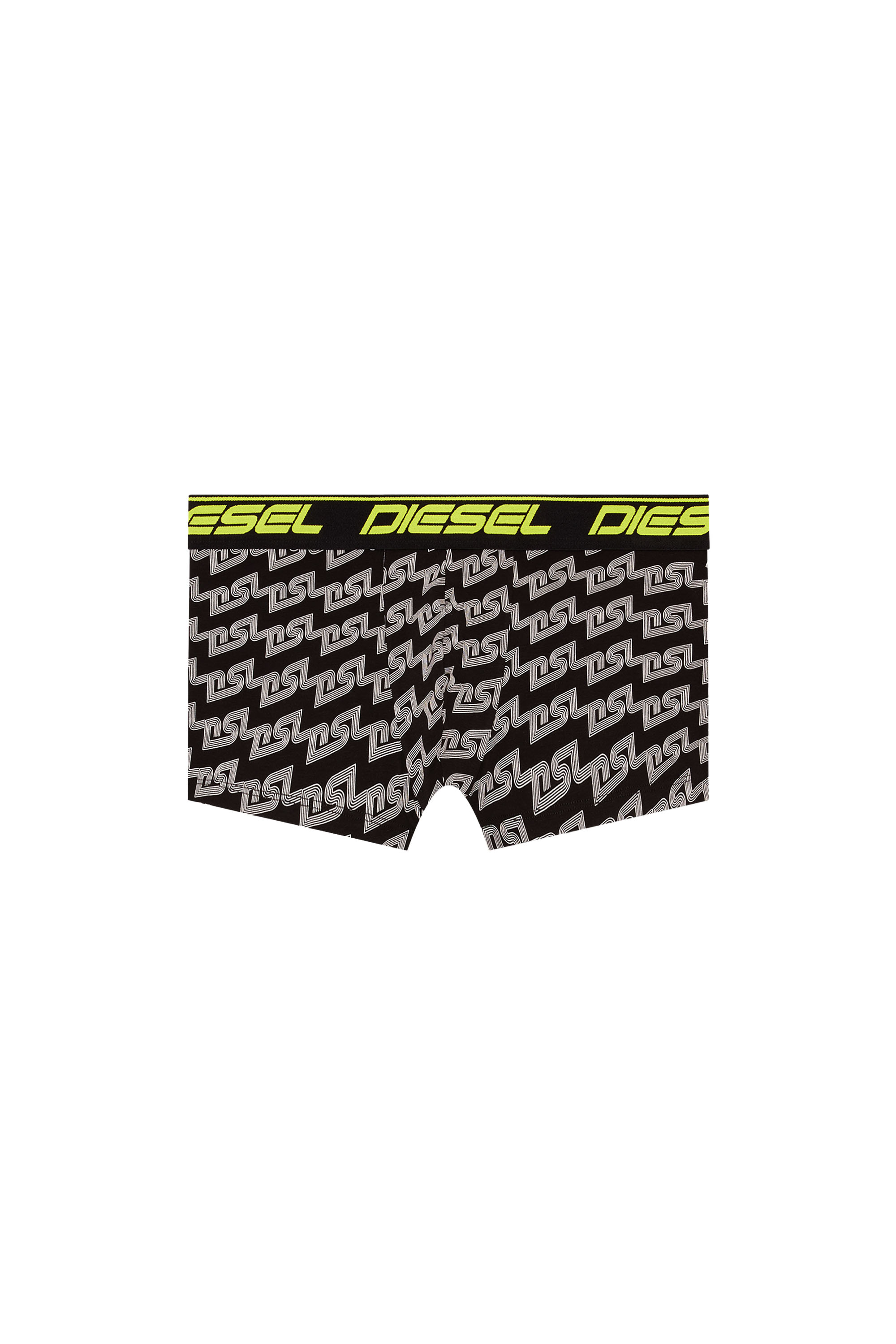 Diesel - UMBX-DAMIEN, Man's Boxer briefs with splatter print in Black/Yellow - 4