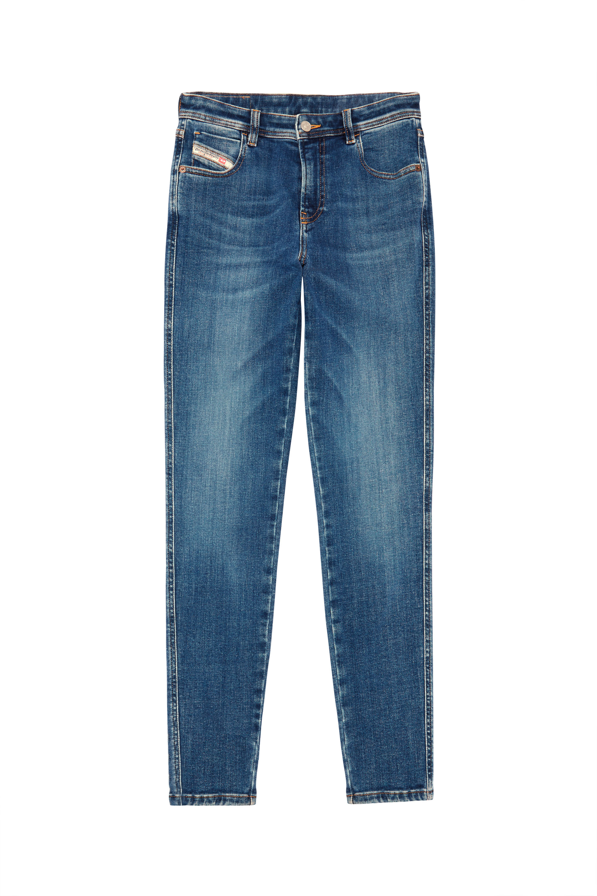Diesel - 2015 BABHILA 09C59 Skinny Jeans, Medium blue - Image 6