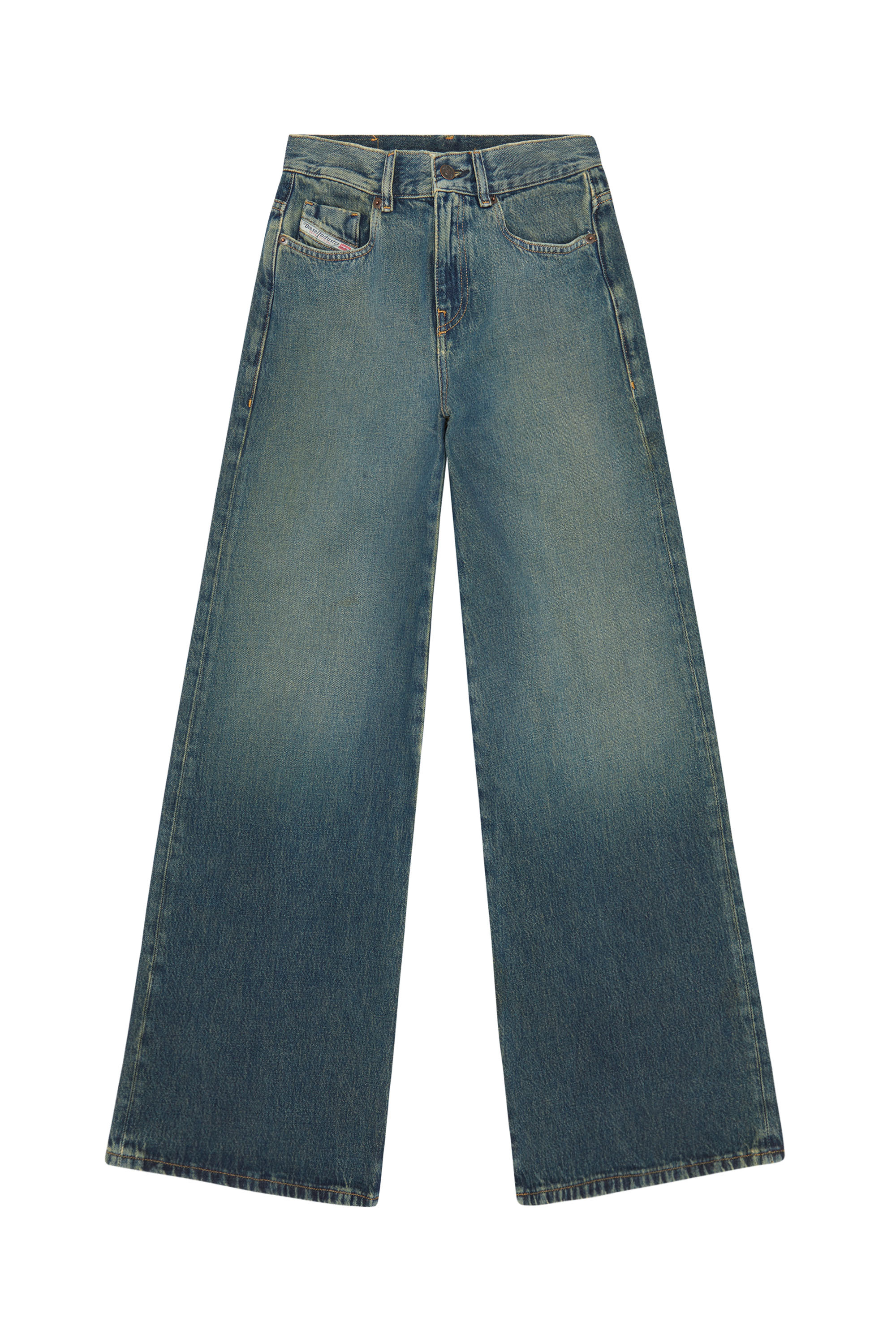Diesel - 1978 D-AKEMI 09C04 Bootcut and Flare Jeans, Dark Blue - Image 6