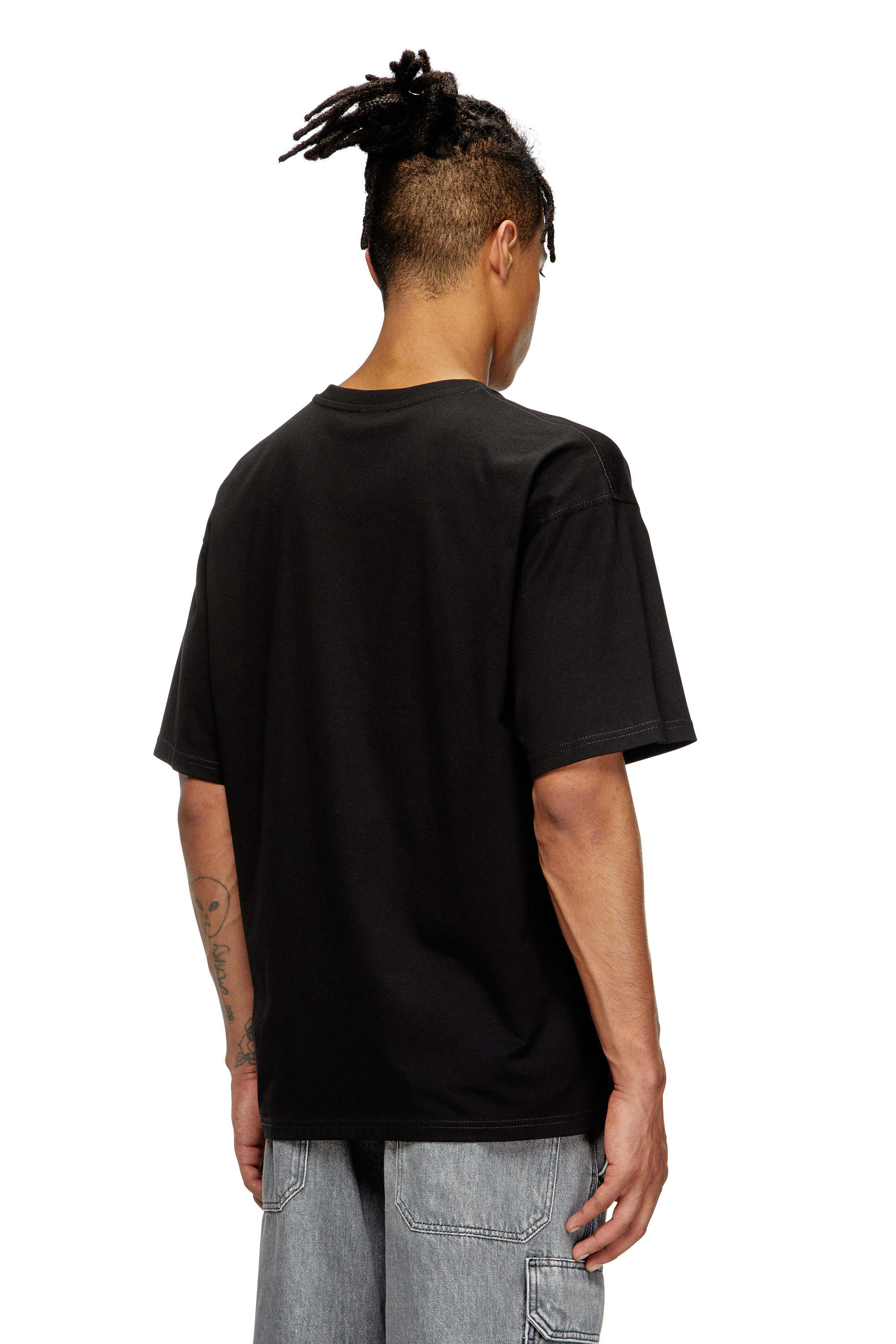 Diesel - T-BOXT-T8, Man's T-shirt with 78 print in Black - 4