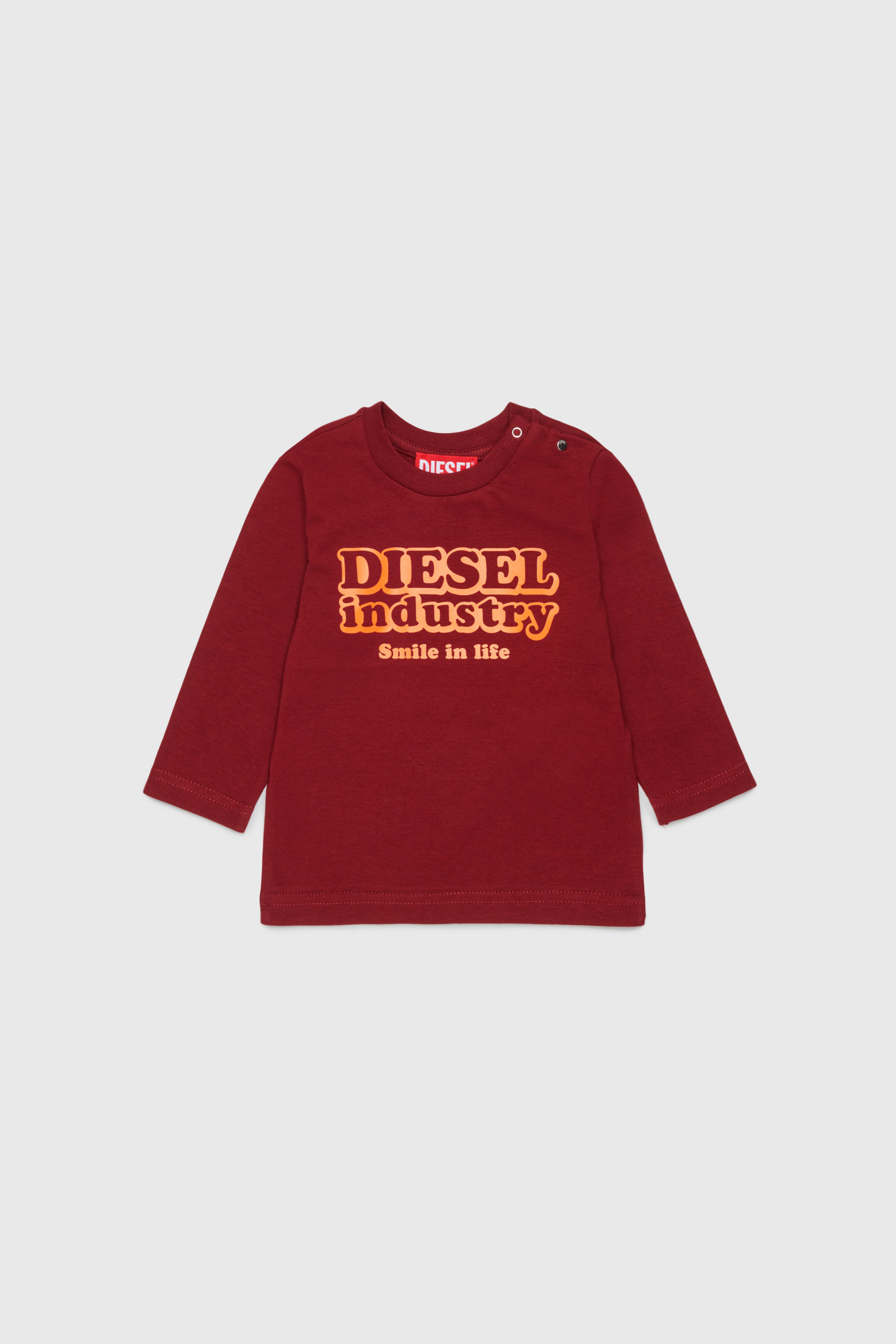Long-sleeve T-shirt with Diesel Industry print