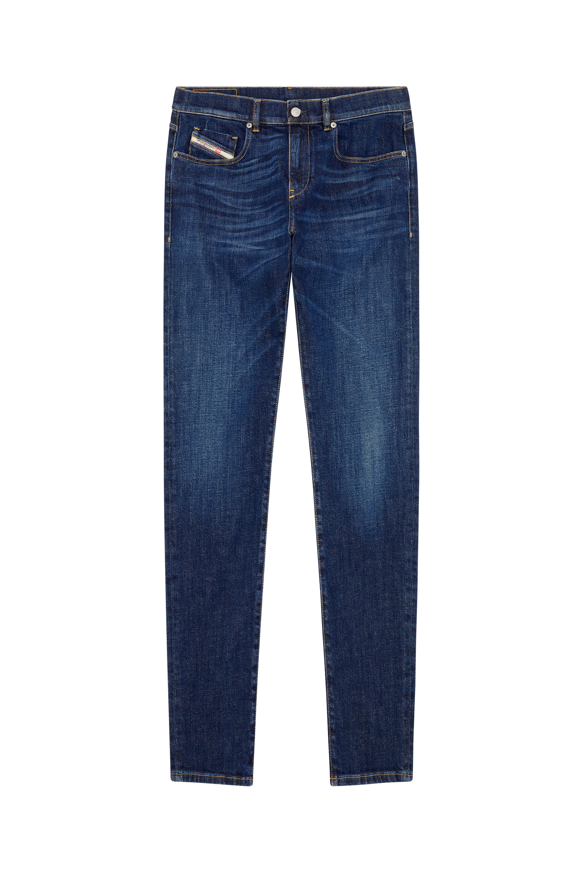 Diesel - Slim Jeans 2019 D-Strukt 09B90, Dark Blue - Image 7
