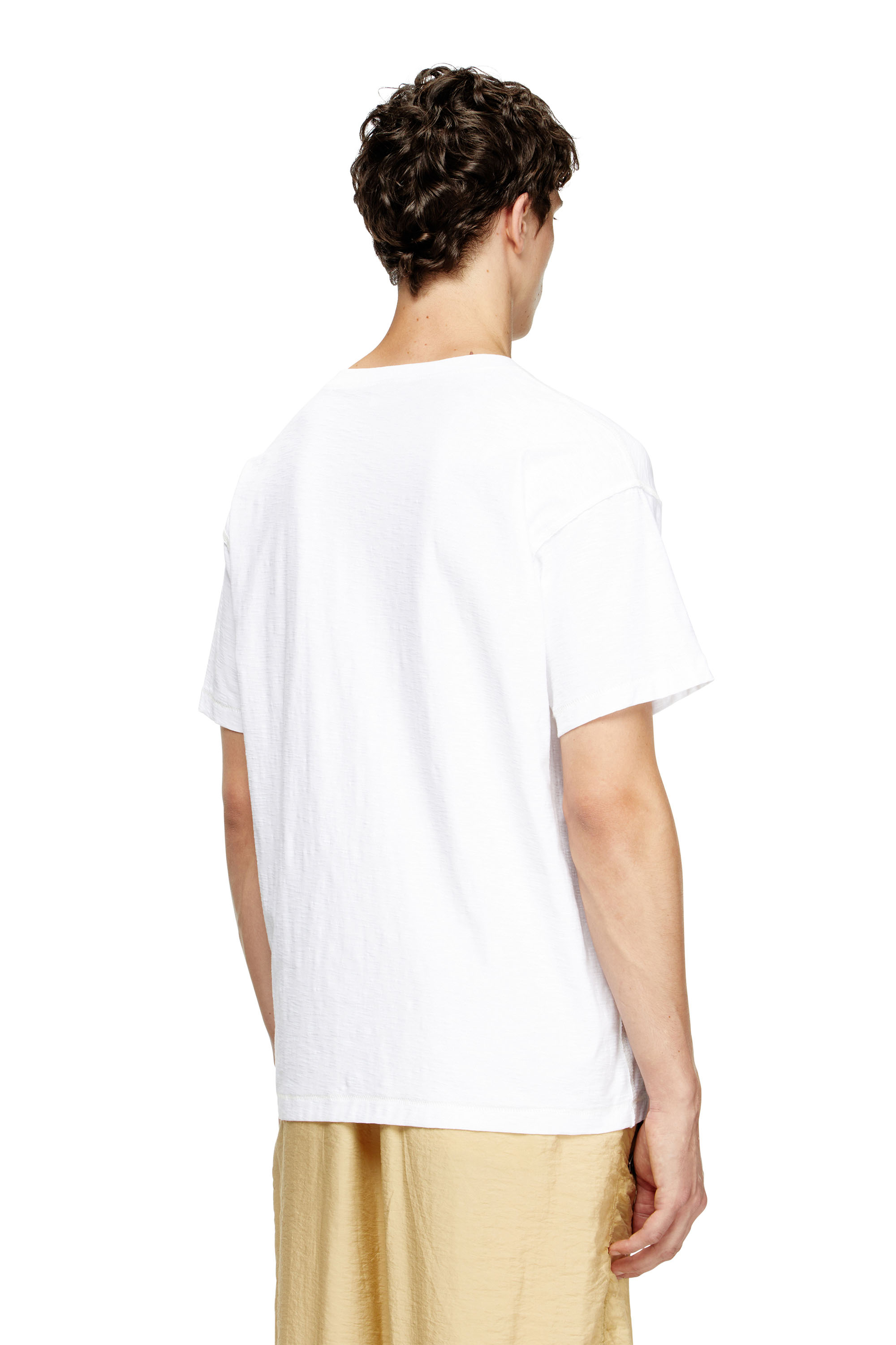 Diesel - T-NORM-T13, Man's Sweatshirt with embroidered phoenix in White - 4