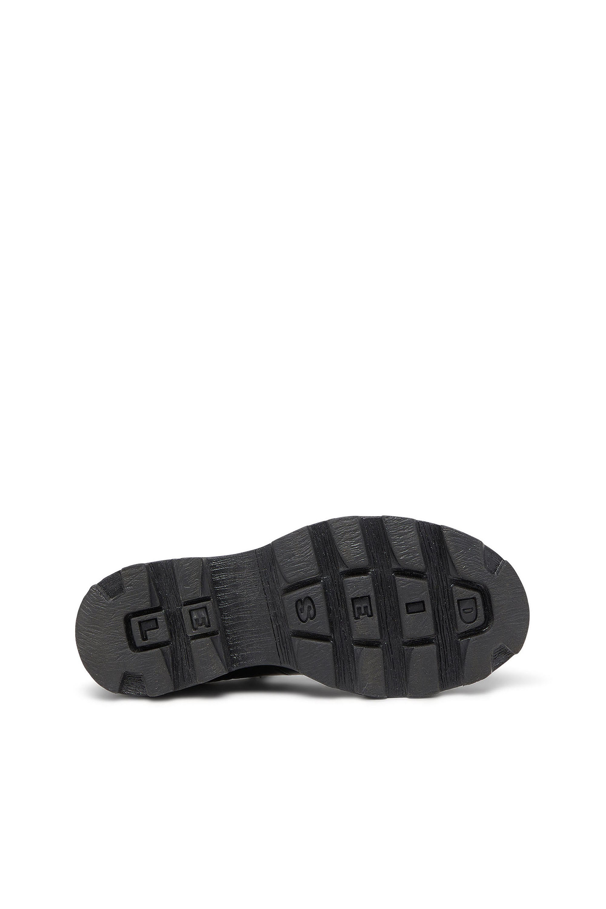 Diesel - D-HAMMER MARY JANE, Woman's D-Hammer - Lugged Mary Jane flats in patent leather in Black - 4