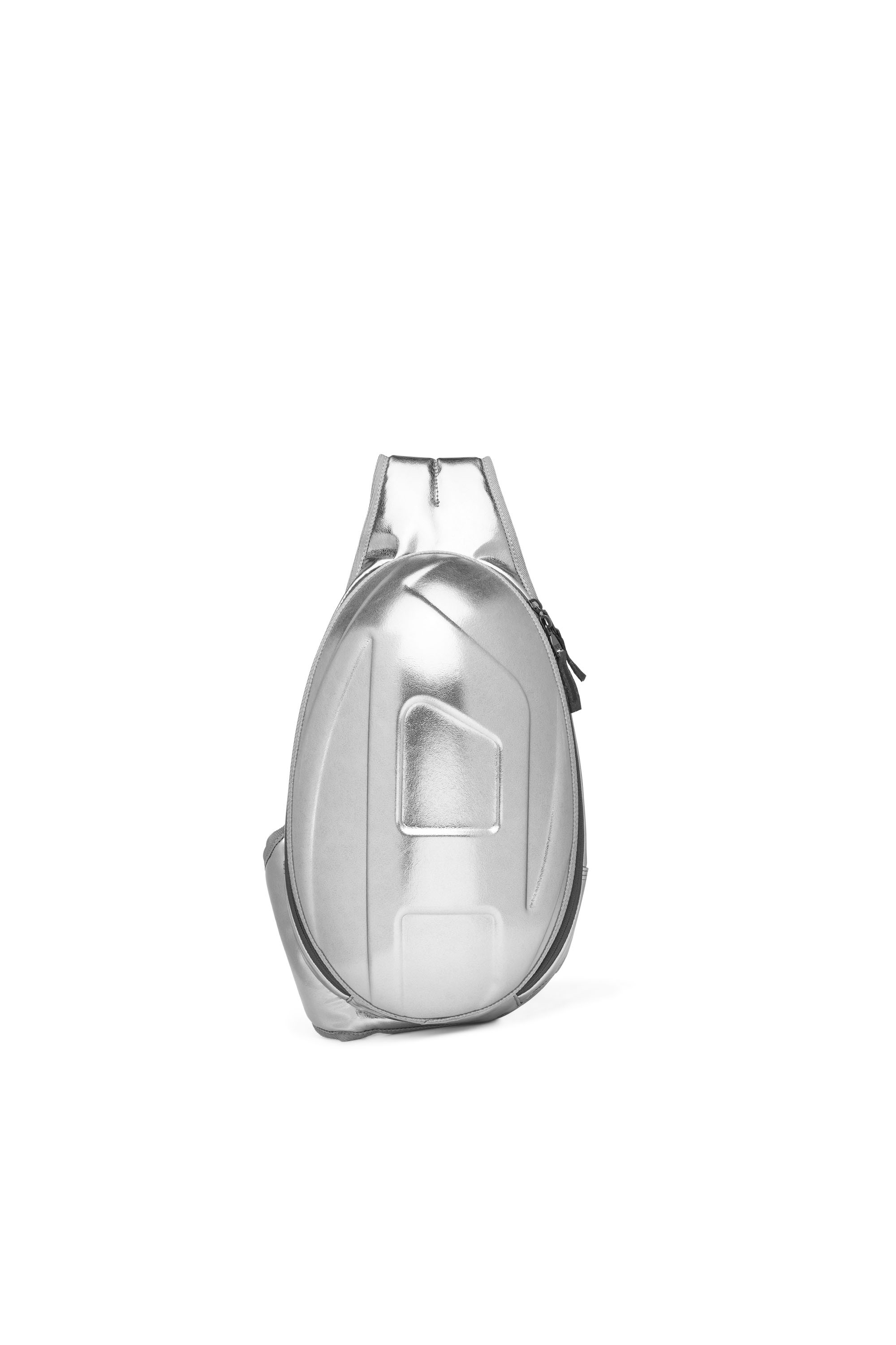 Diesel - 1DR-POD SLING BAG, Silver - Image 1