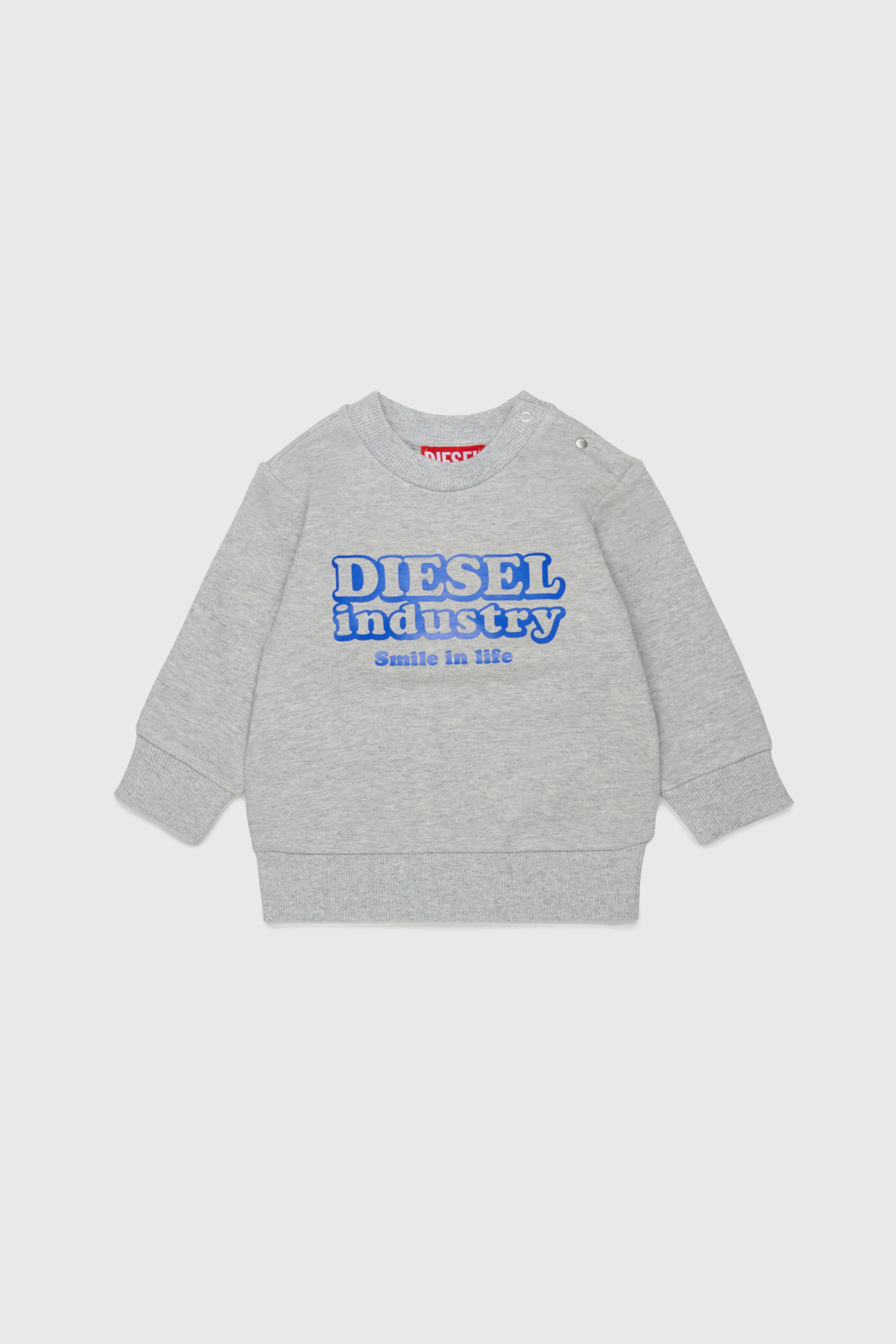Cotton sweatshirt with Diesel Industry print