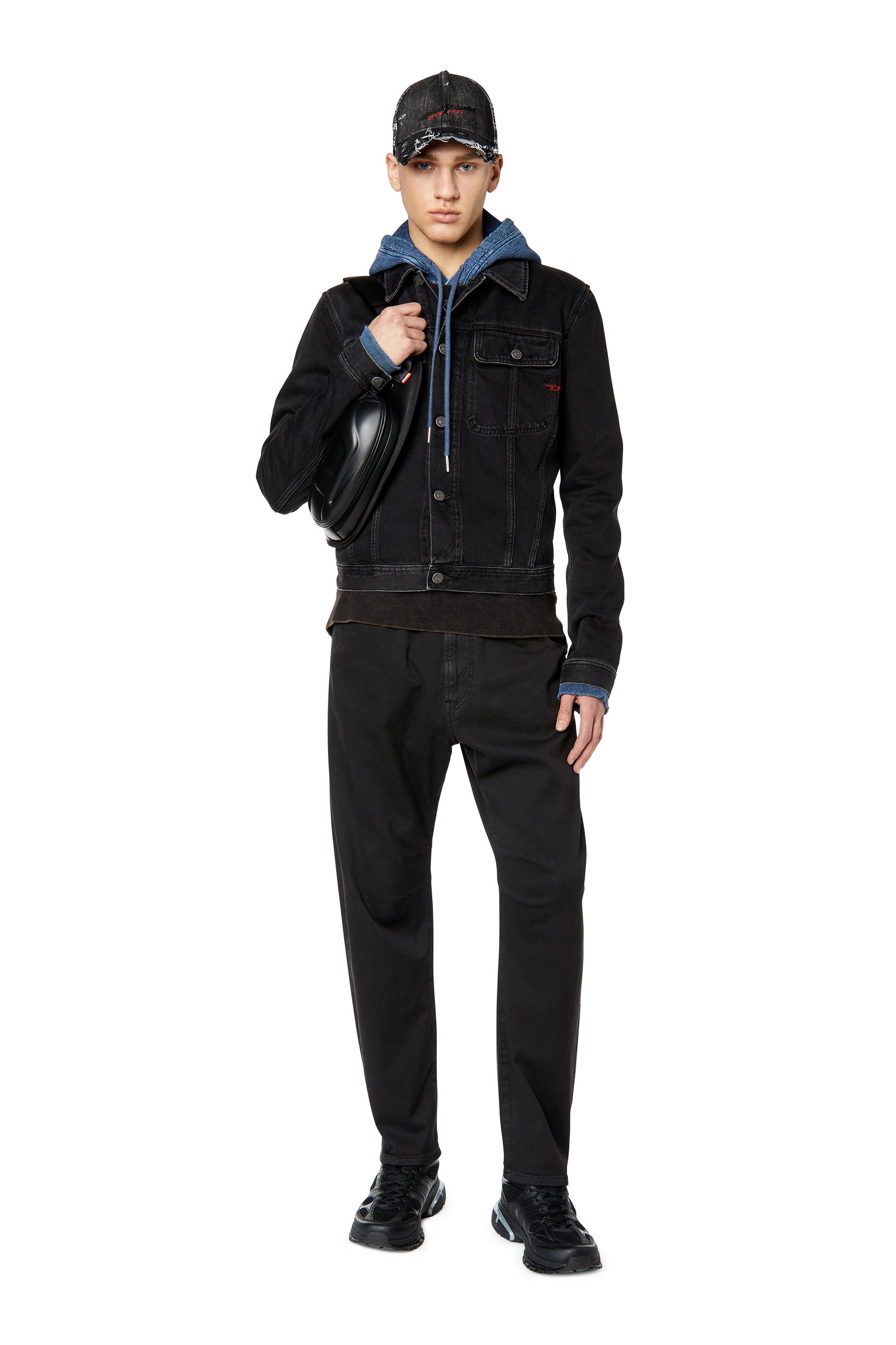 Diesel - Tapered D-Amage JoggJeans® 068DY, Black - Image 4