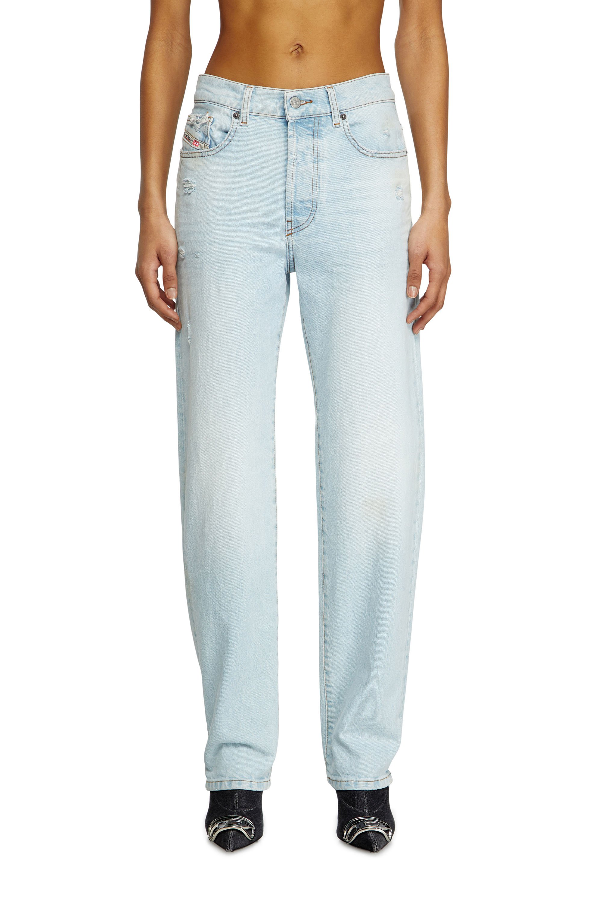 Diesel - Woman's Regular Jeans 1988 D-Ark 0CLBF, Light Blue - 1