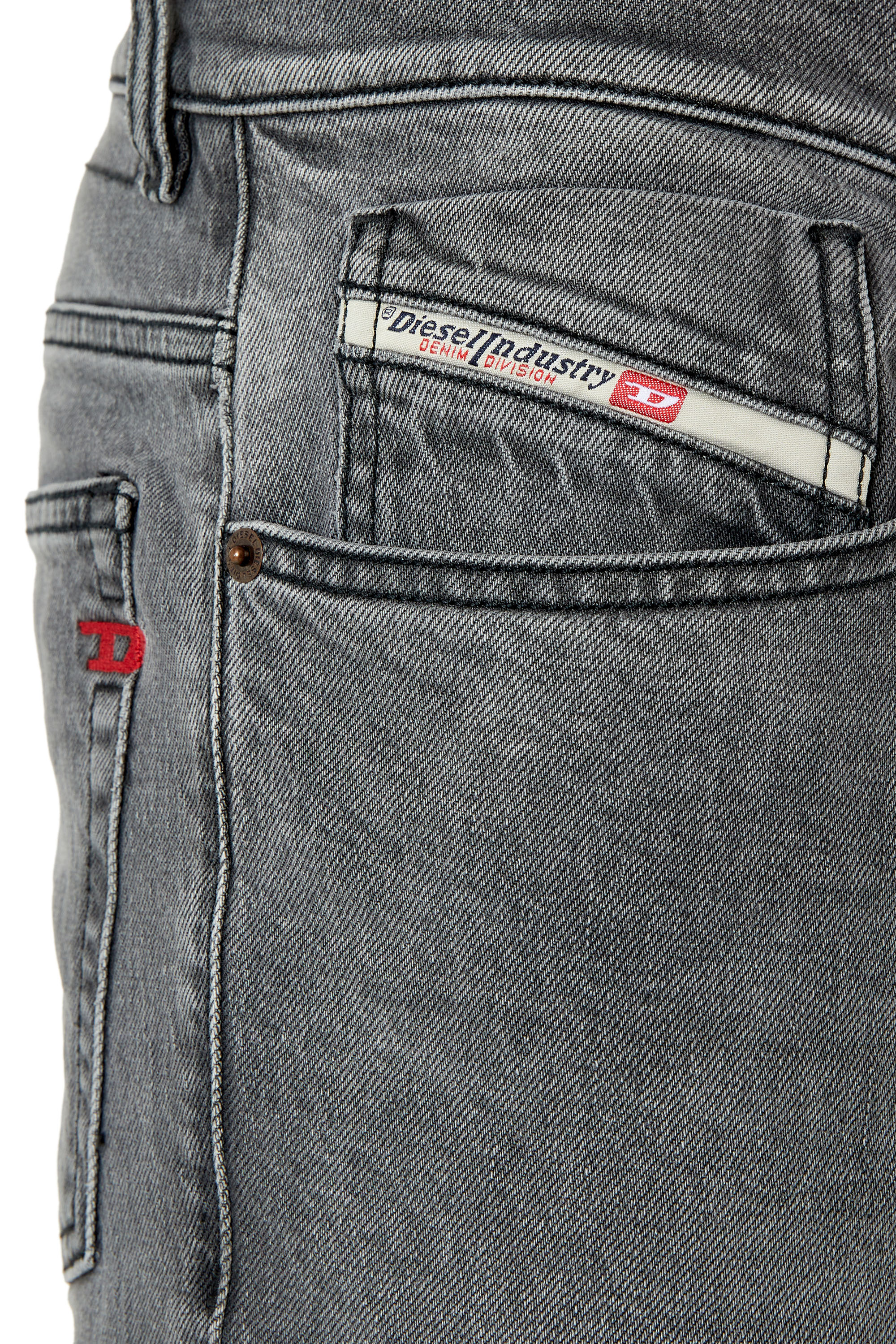 Diesel - Tapered Jeans 2005 D-Fining 09E87, Black/Dark grey - Image 3