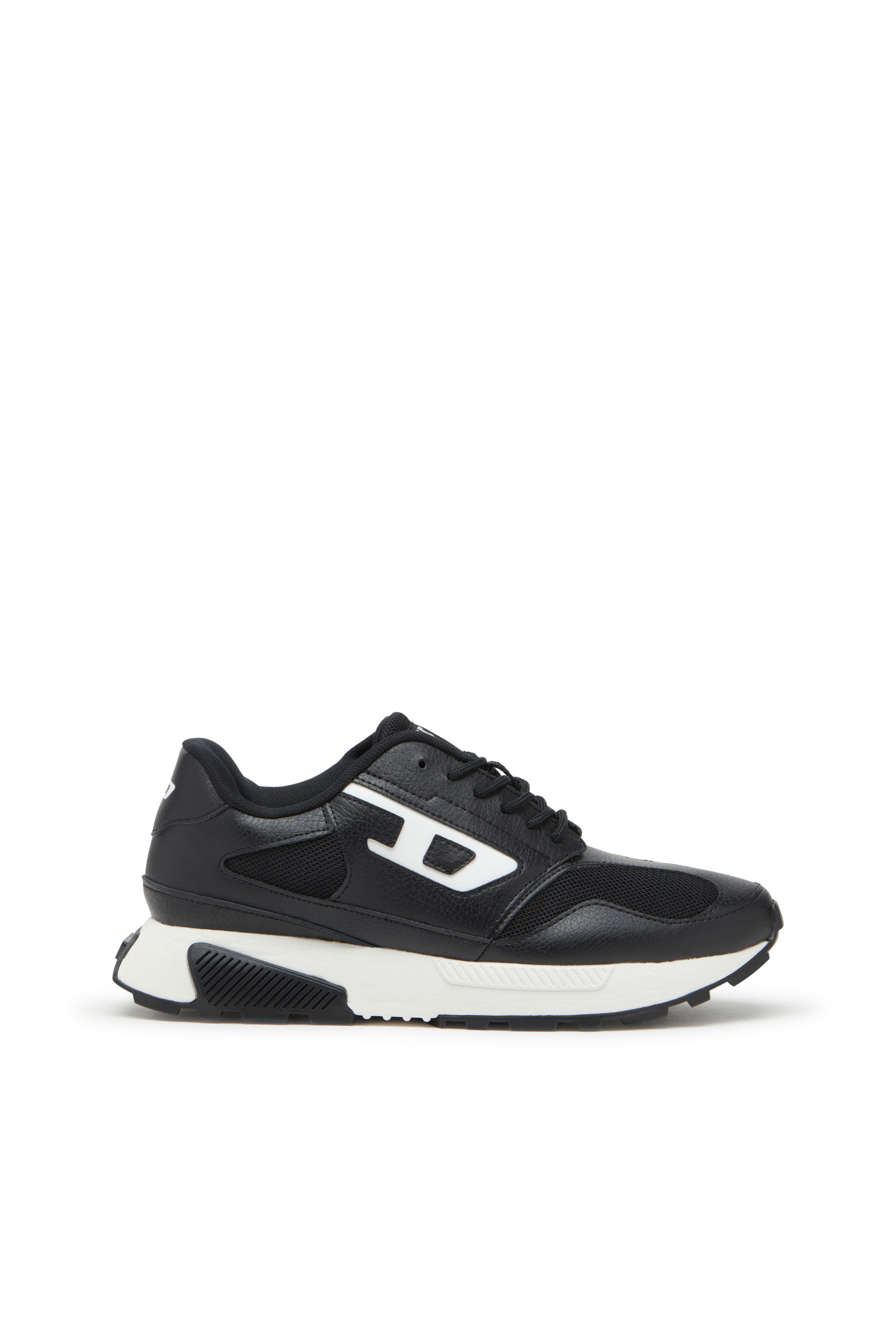 Diesel - S-TAME-D RUNNING, Man's Sneakers in mesh, suede and PU in Black - 1