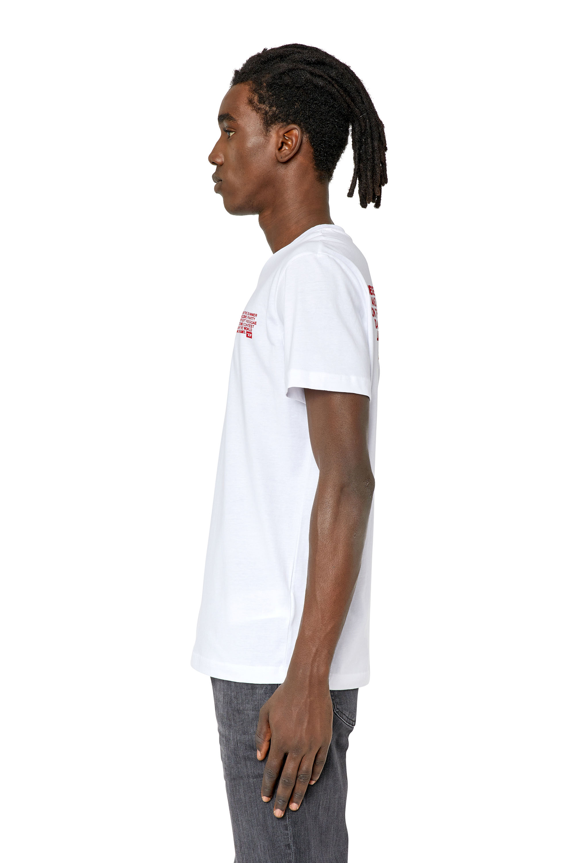 Diesel - T-DIEGOR-K57, Red/White - Image 4