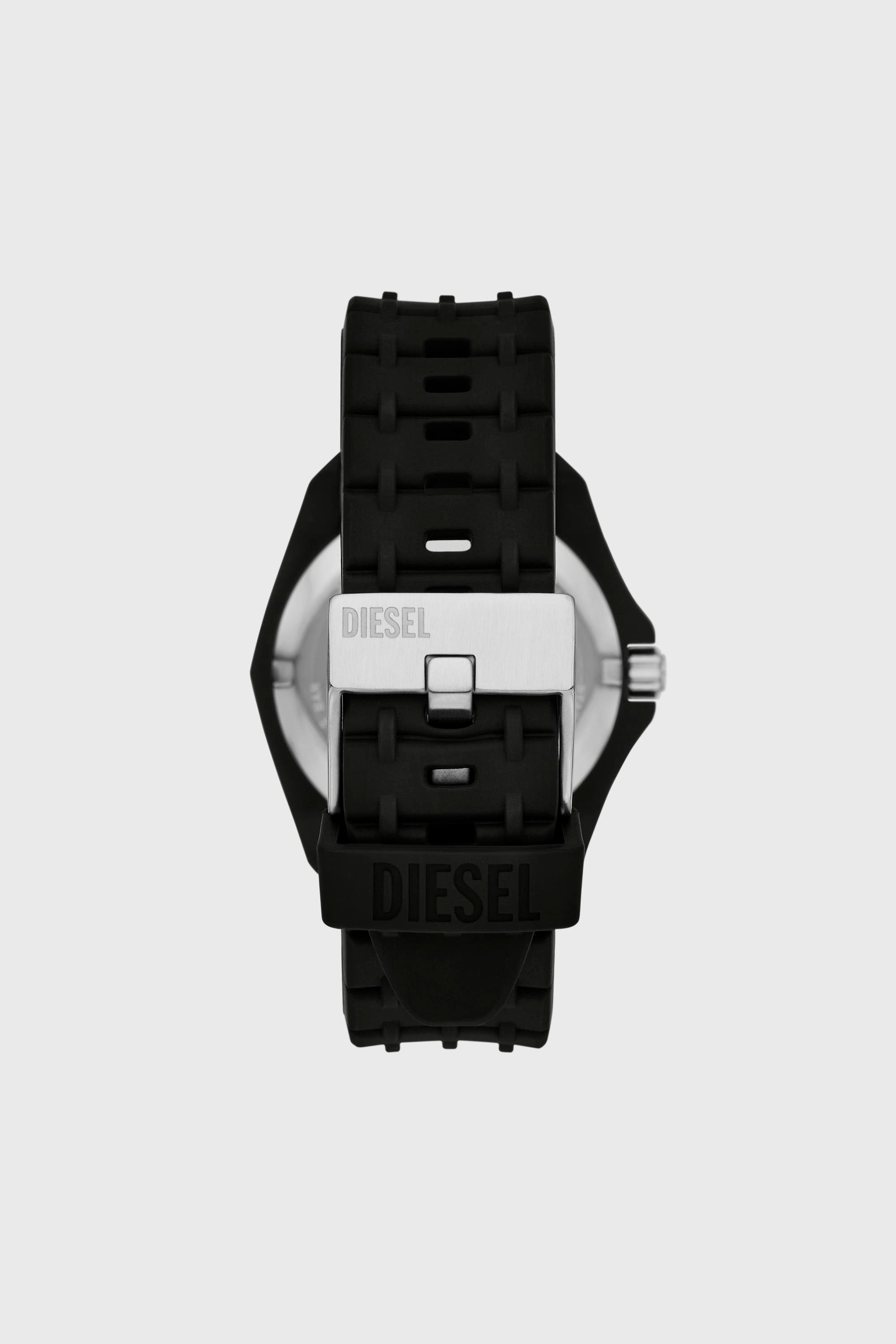 Diesel - DZ2243 WATCH, Man's Stinger black silicone watch in Black - 2