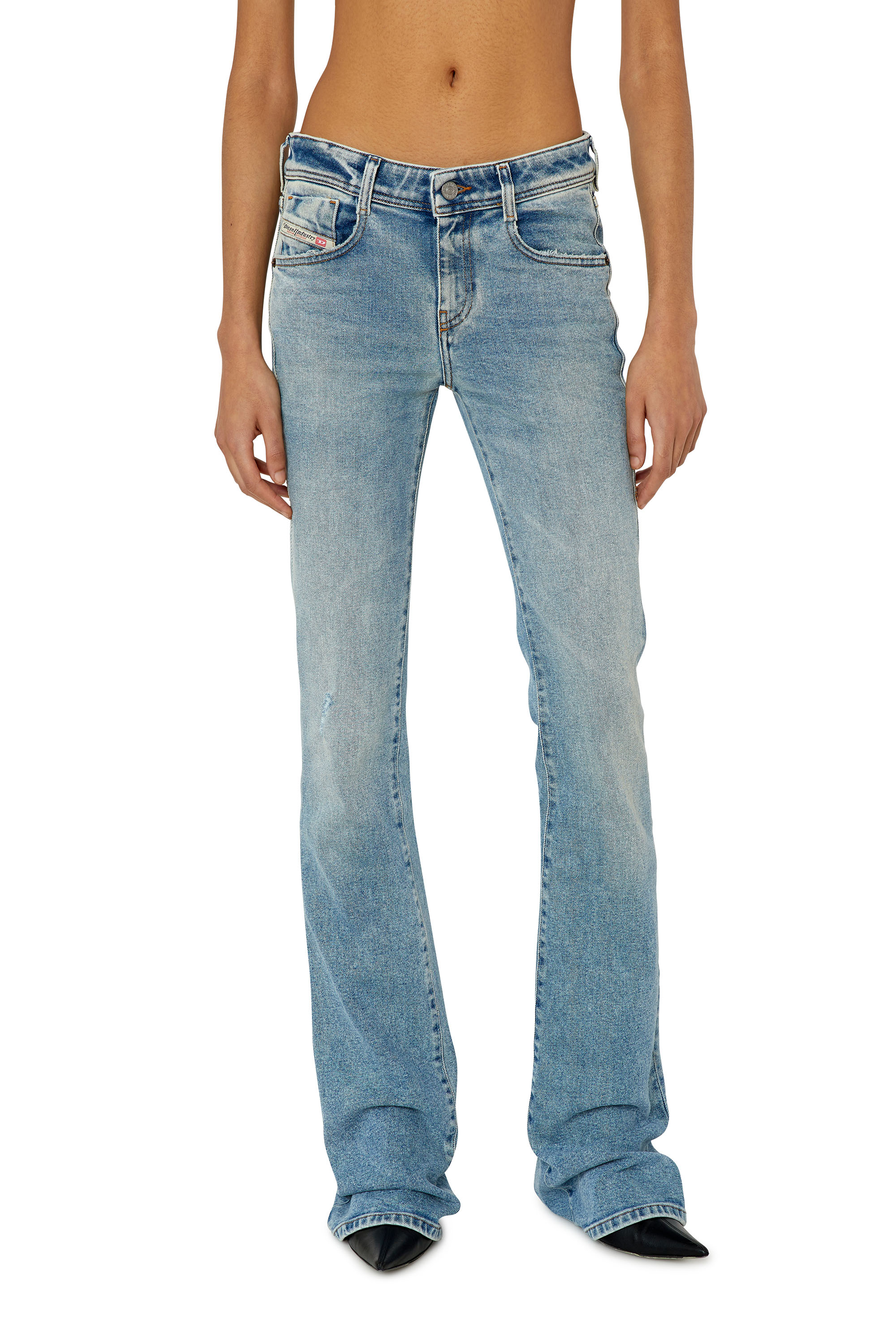 Diesel - 1969 D-EBBEY 09E86 Bootcut and Flare Jeans, Light Blue - Image 1