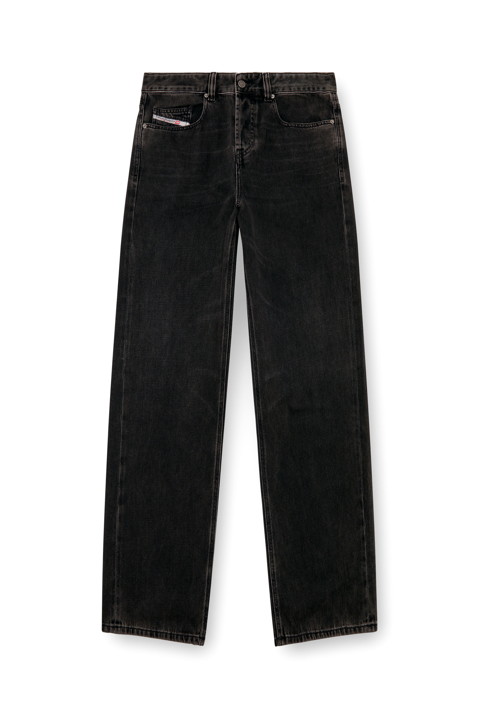 Diesel - Man's Straight Jeans 2001 D-Macro 09I35, Black/Dark grey - 3