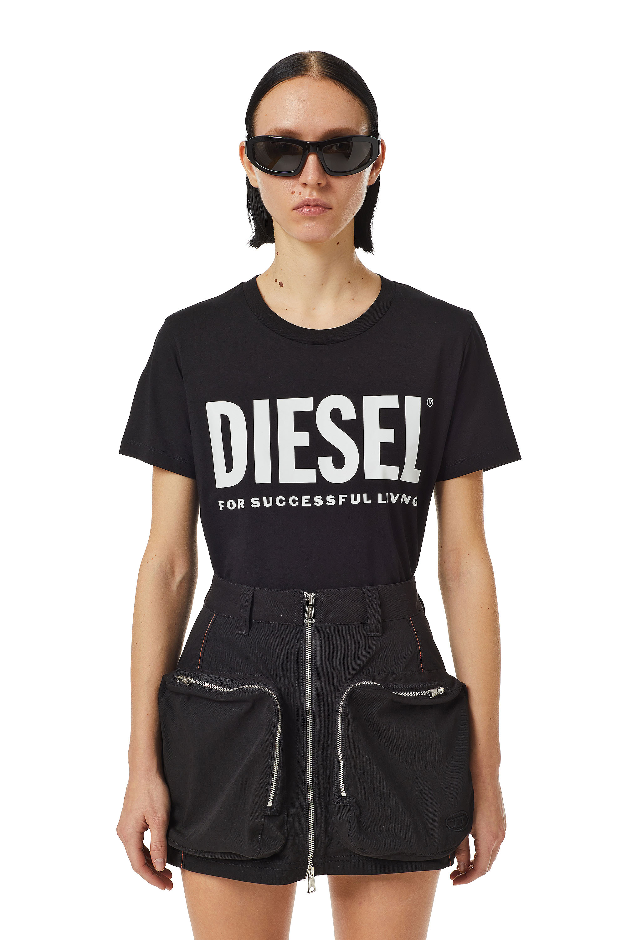 T-SILY-ECOLOGO, Black - T-Shirts