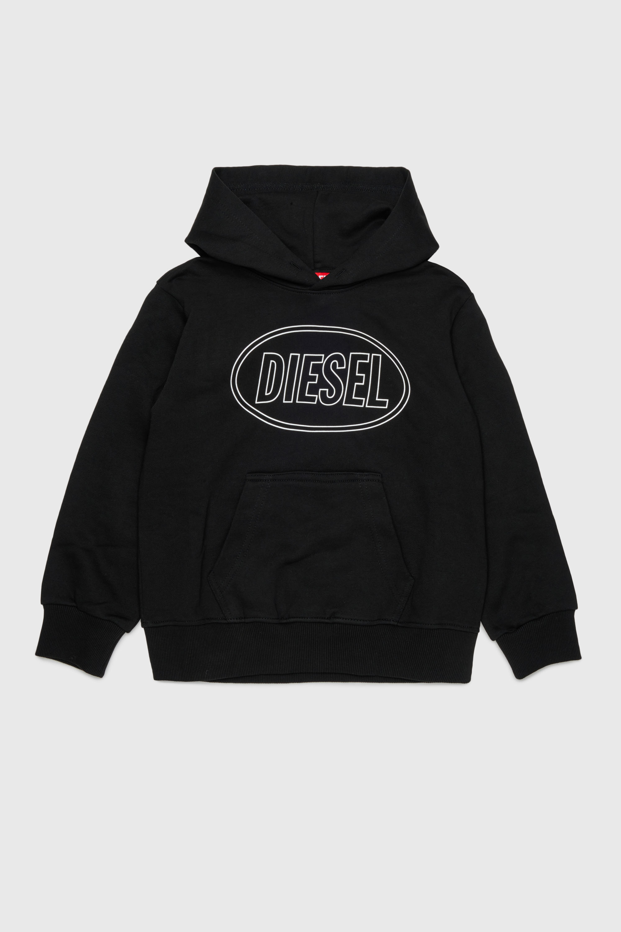 Hoodie with Diesel logo print