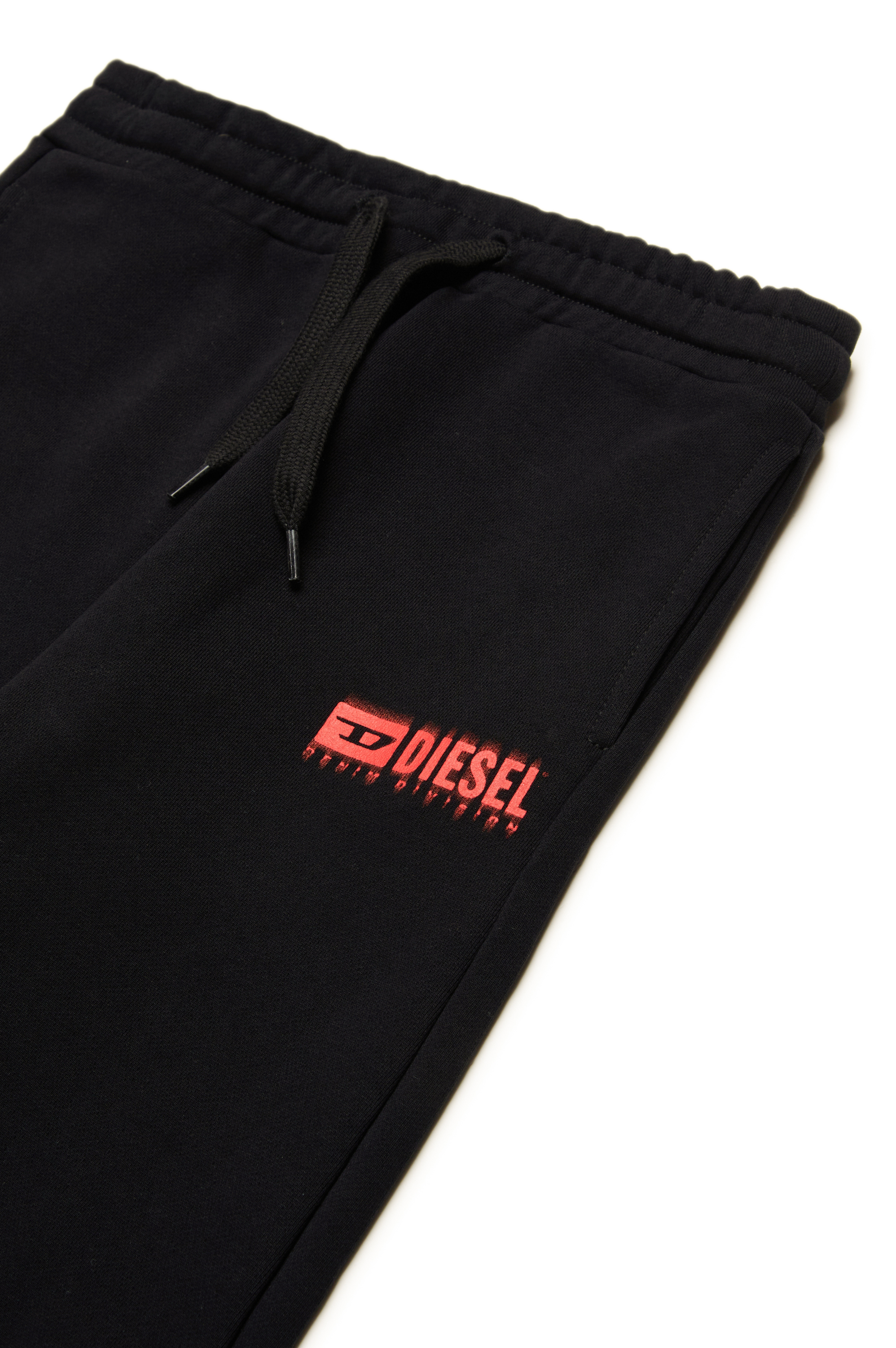 Diesel - PBASEL, Man's Sweatpants with dégradé logo in Black - 3