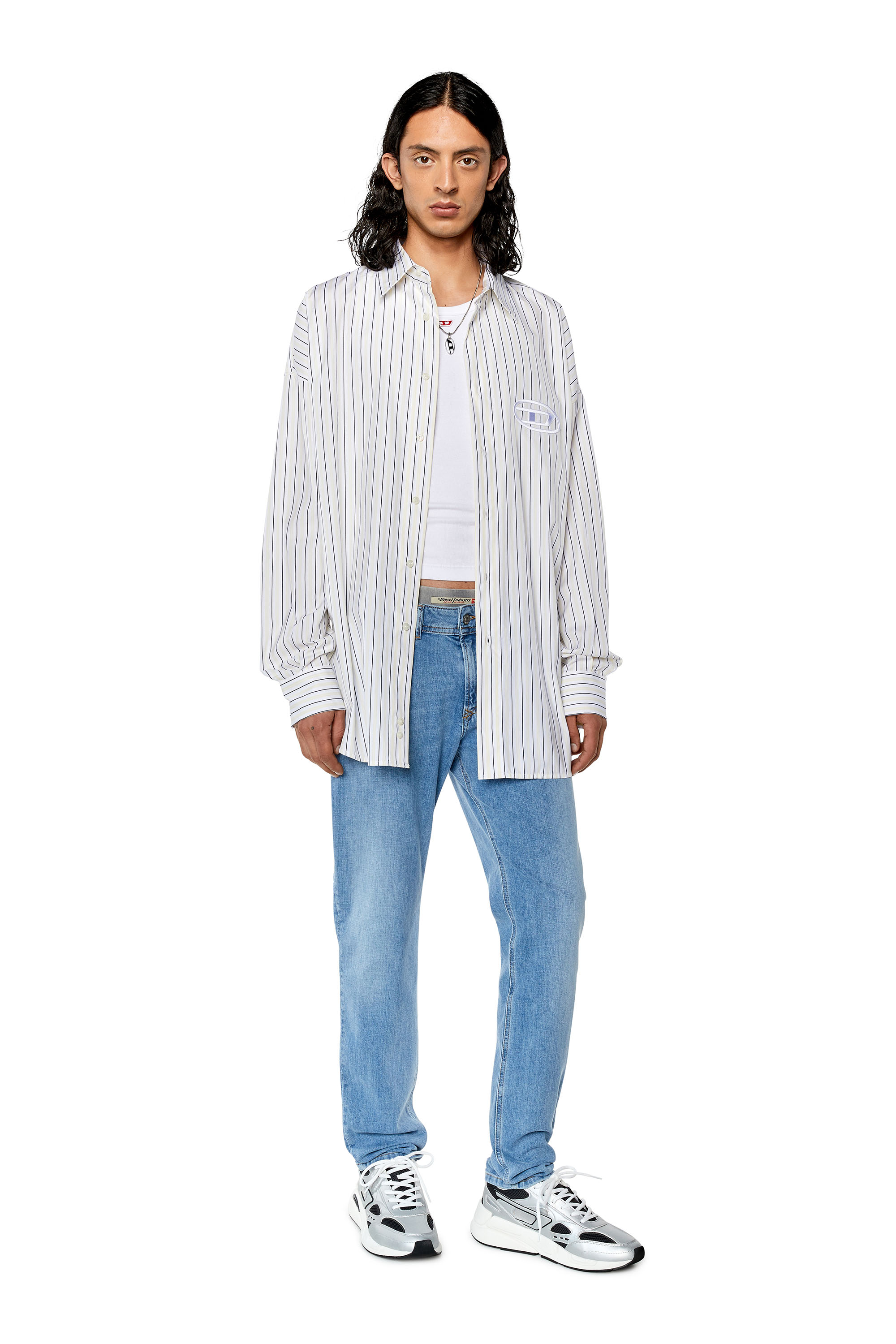 Diesel - 1979 Sleenker 09F76 Skinny Jeans, Light Blue - Image 4