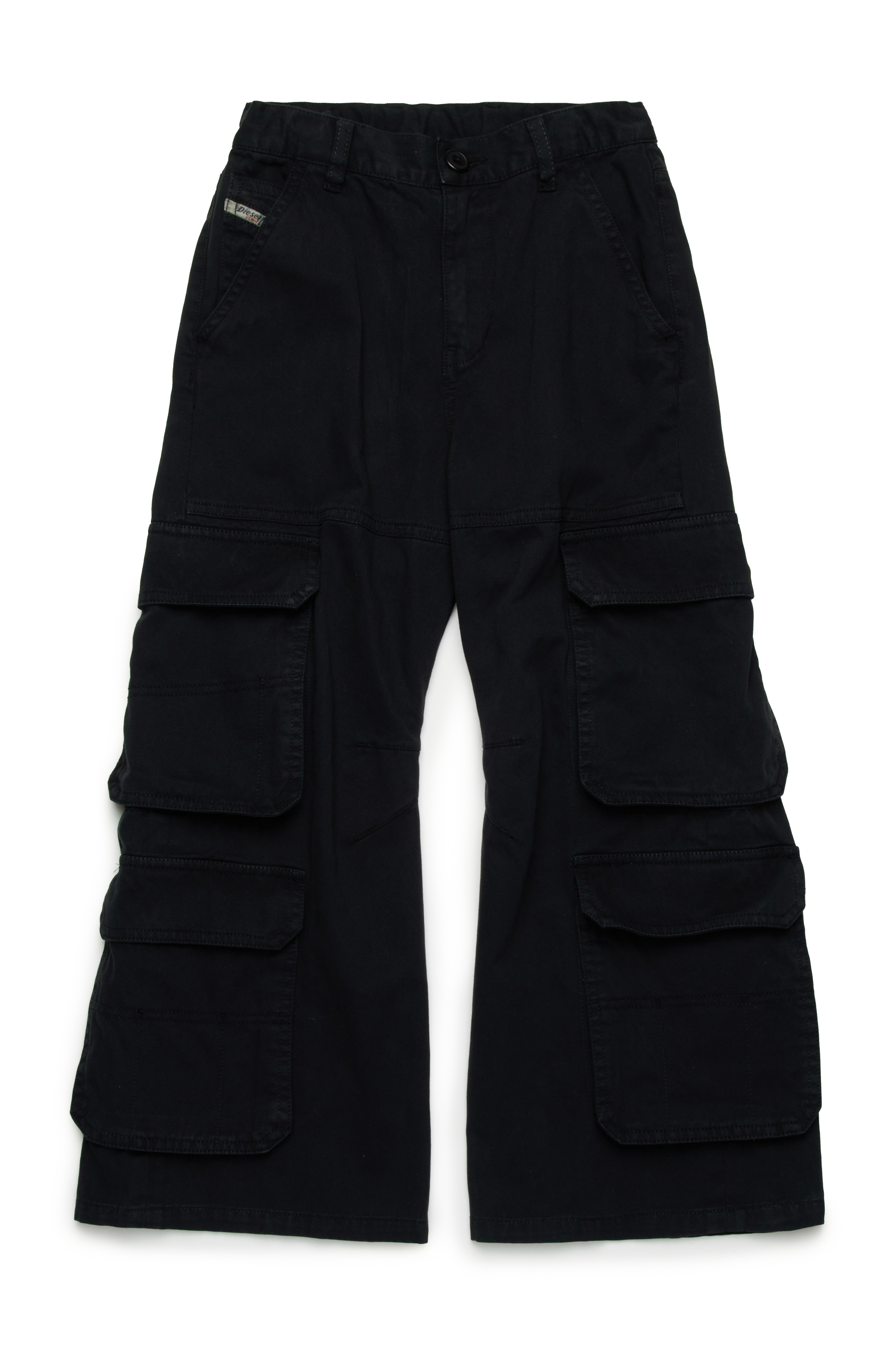 Diesel - PDARGJXCARGO, Woman's Multi-pocket cargo pants in Black - 1