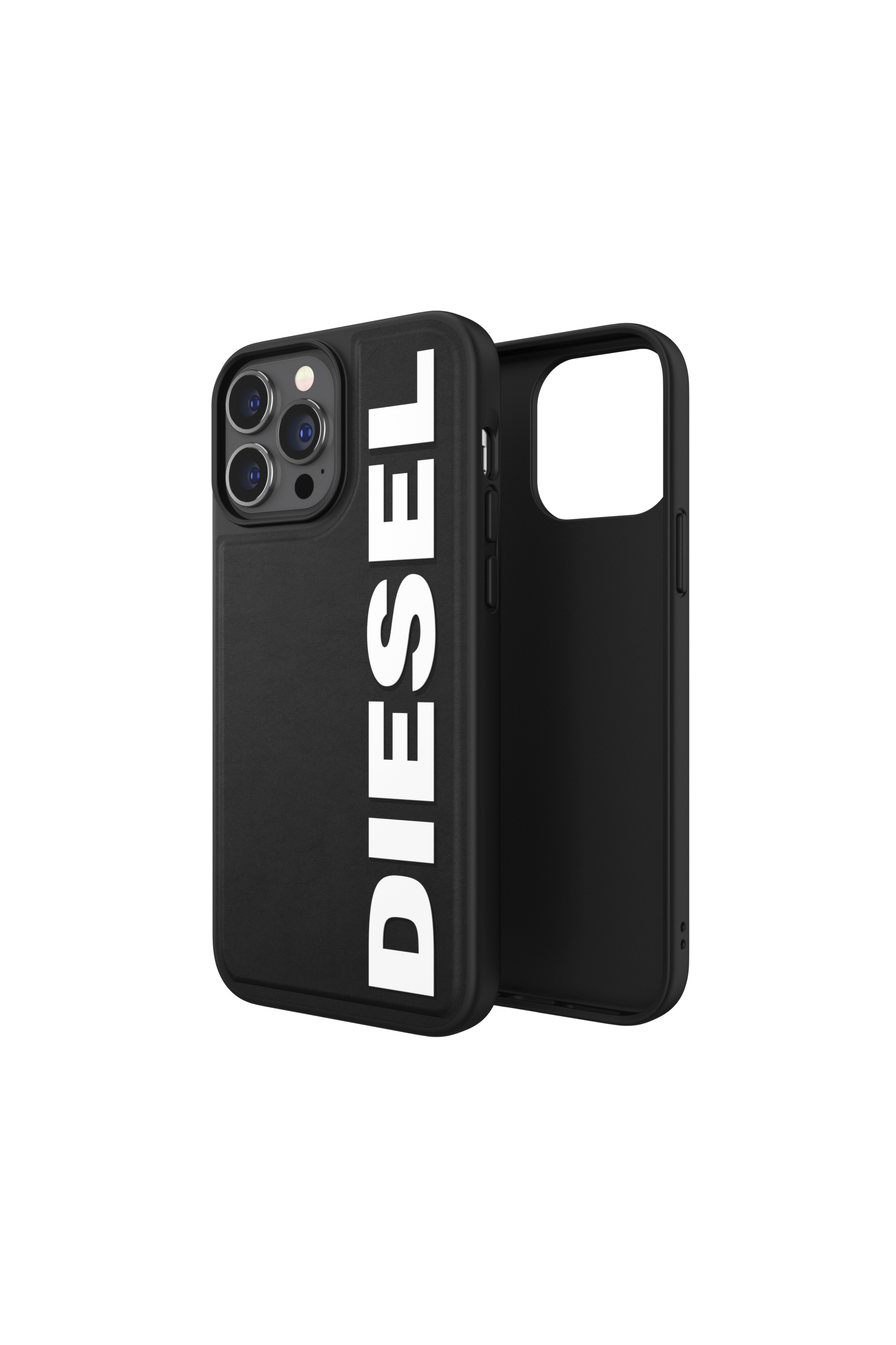 Diesel - 47155 STANDARD CASE, Unisex's Moulded case core for iPhone 13 Pro Max in Black - 1
