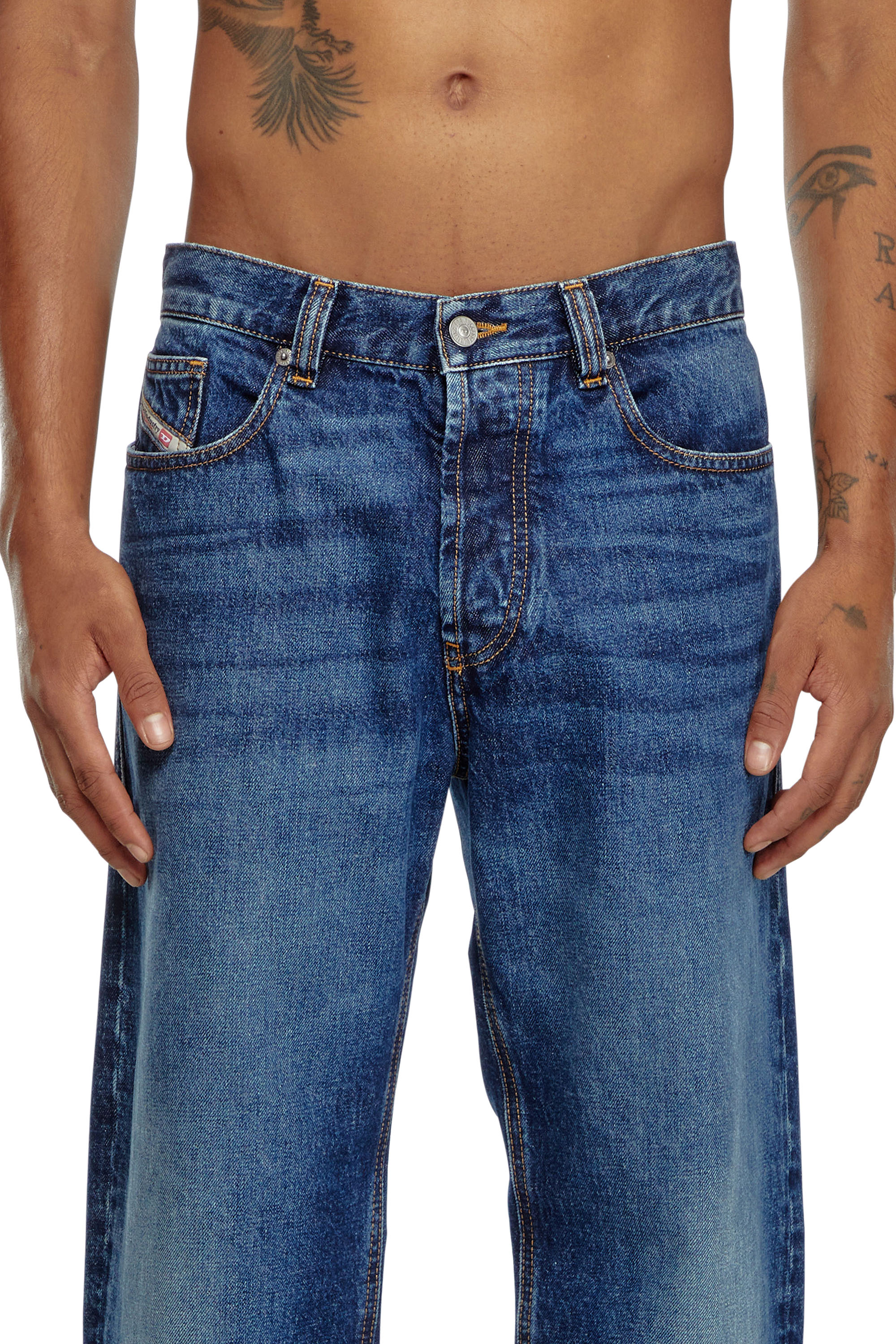 Diesel - Man's Regular Jeans 2010 D-Macs 09I27, Dark Blue - 4