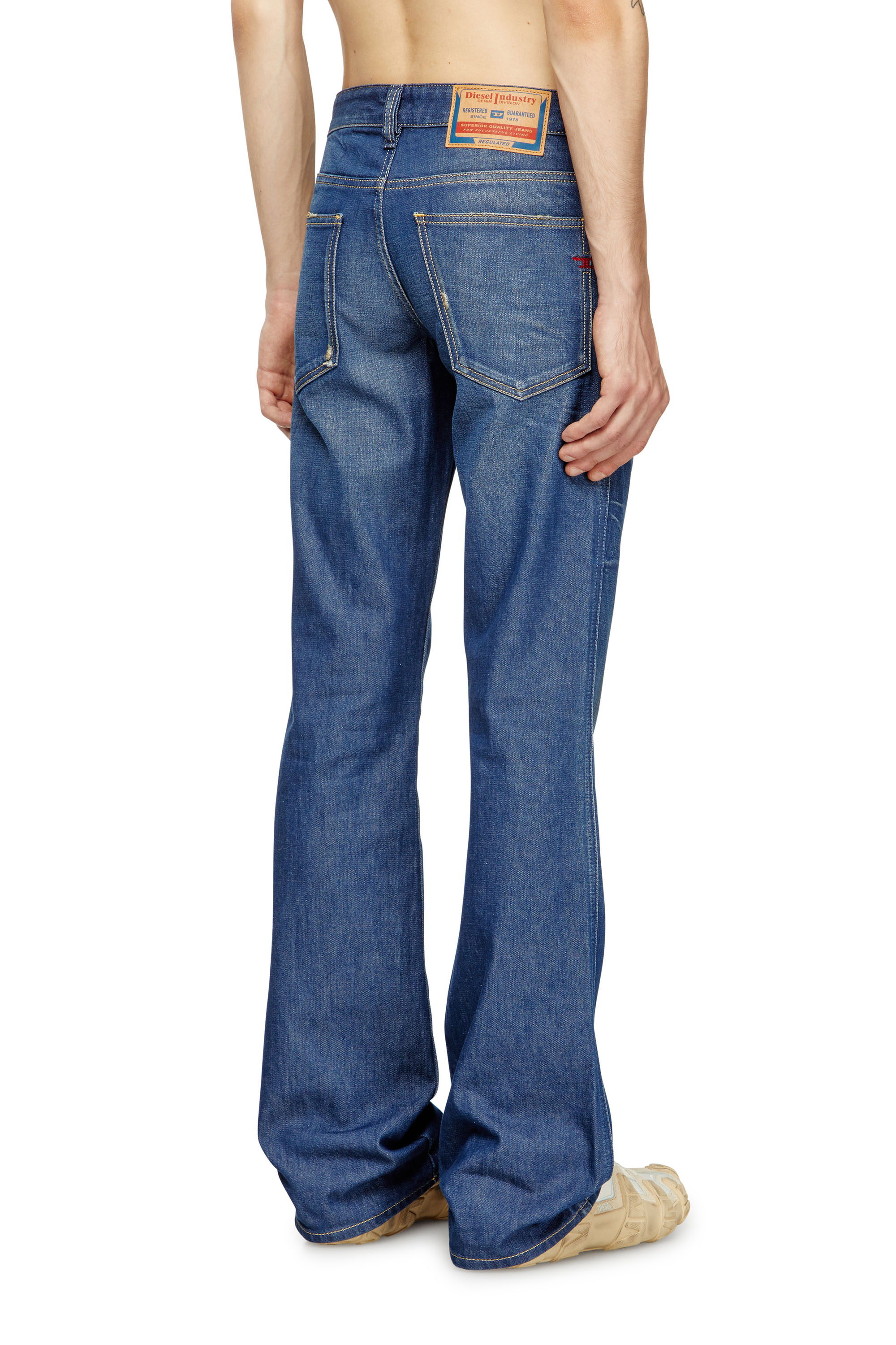 Bootcut Jeans 1998 D-Buck 09M60, Dark Blue Diesel - Man's Bootcut Jeans 1998 D-Buck 09M60, Dark Blue - 4