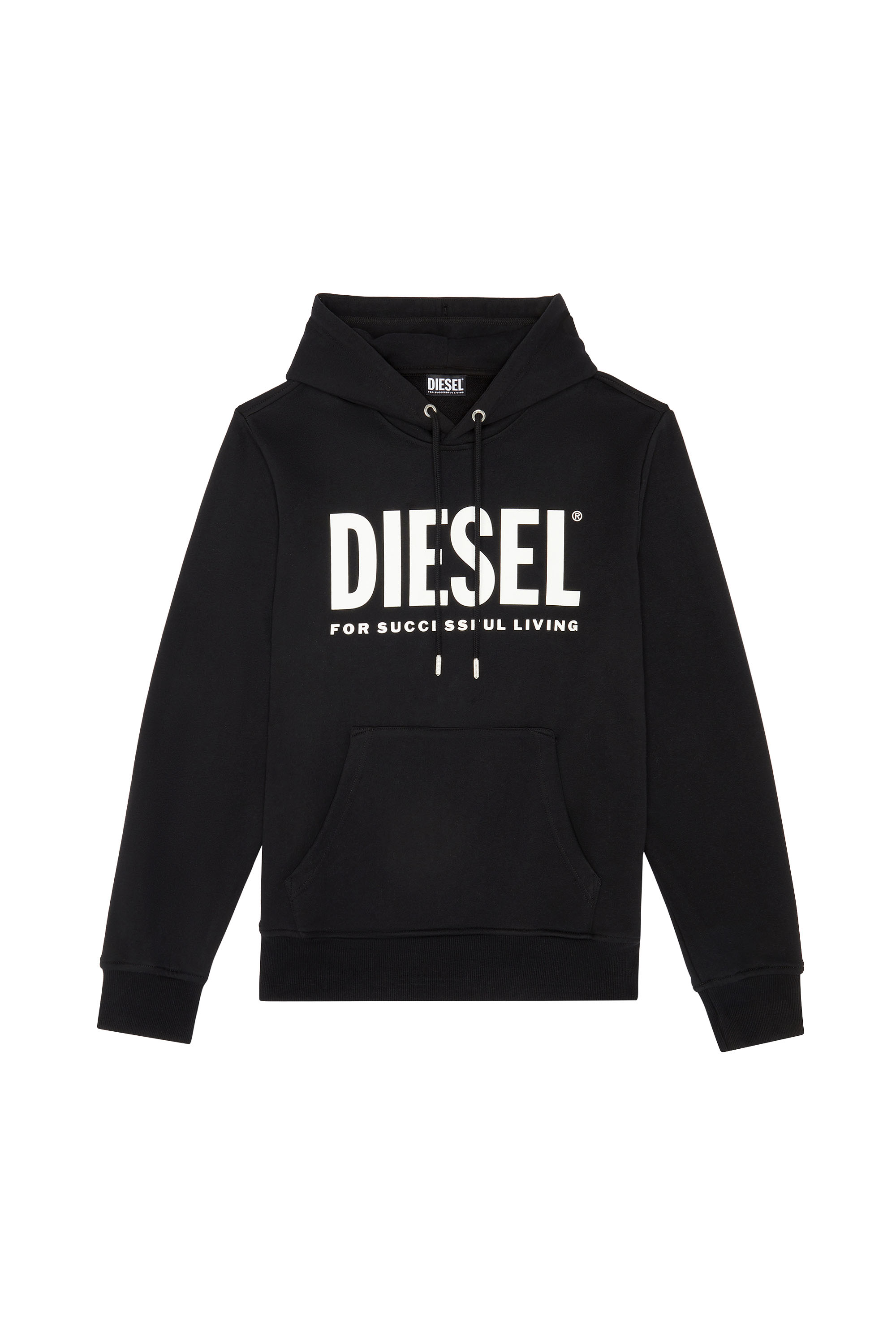 S-GIRK-HOOD-ECOLOGO, Black - Sweaters