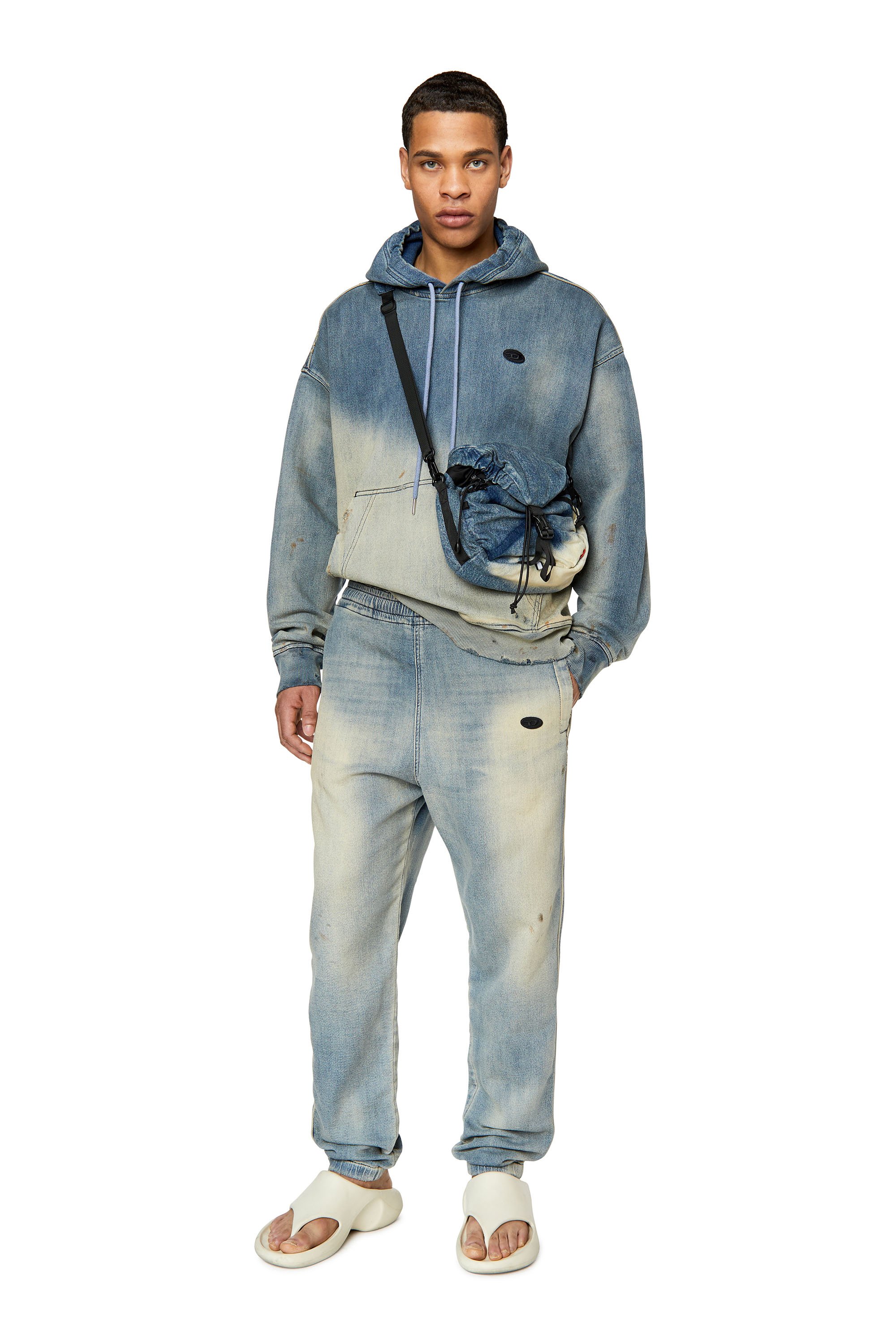 Diesel - D-Lab Track Denim 09G48 Tapered, Light Blue - Image 4