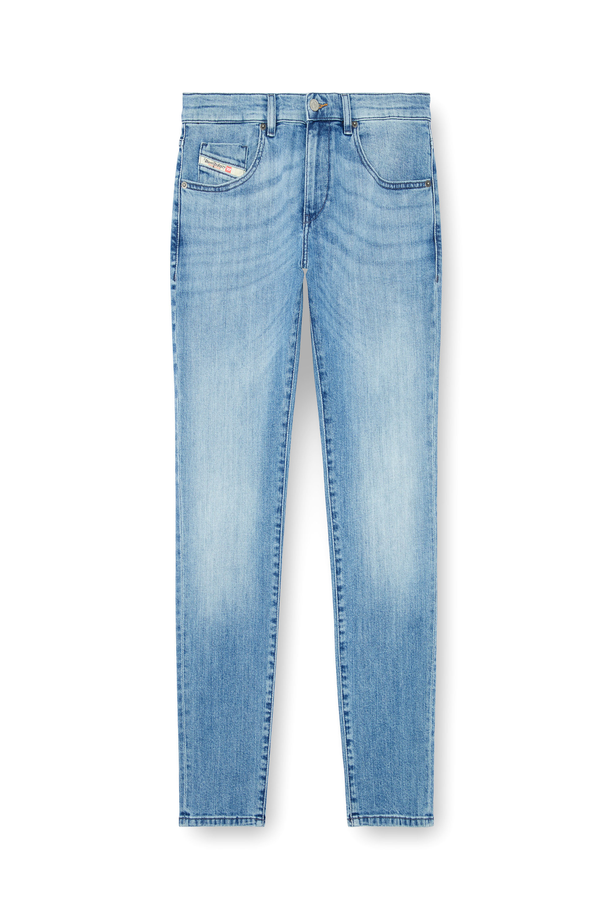 Diesel - Man's Slim Jeans 2019 D-Strukt 0GRDI, Light Blue - 4