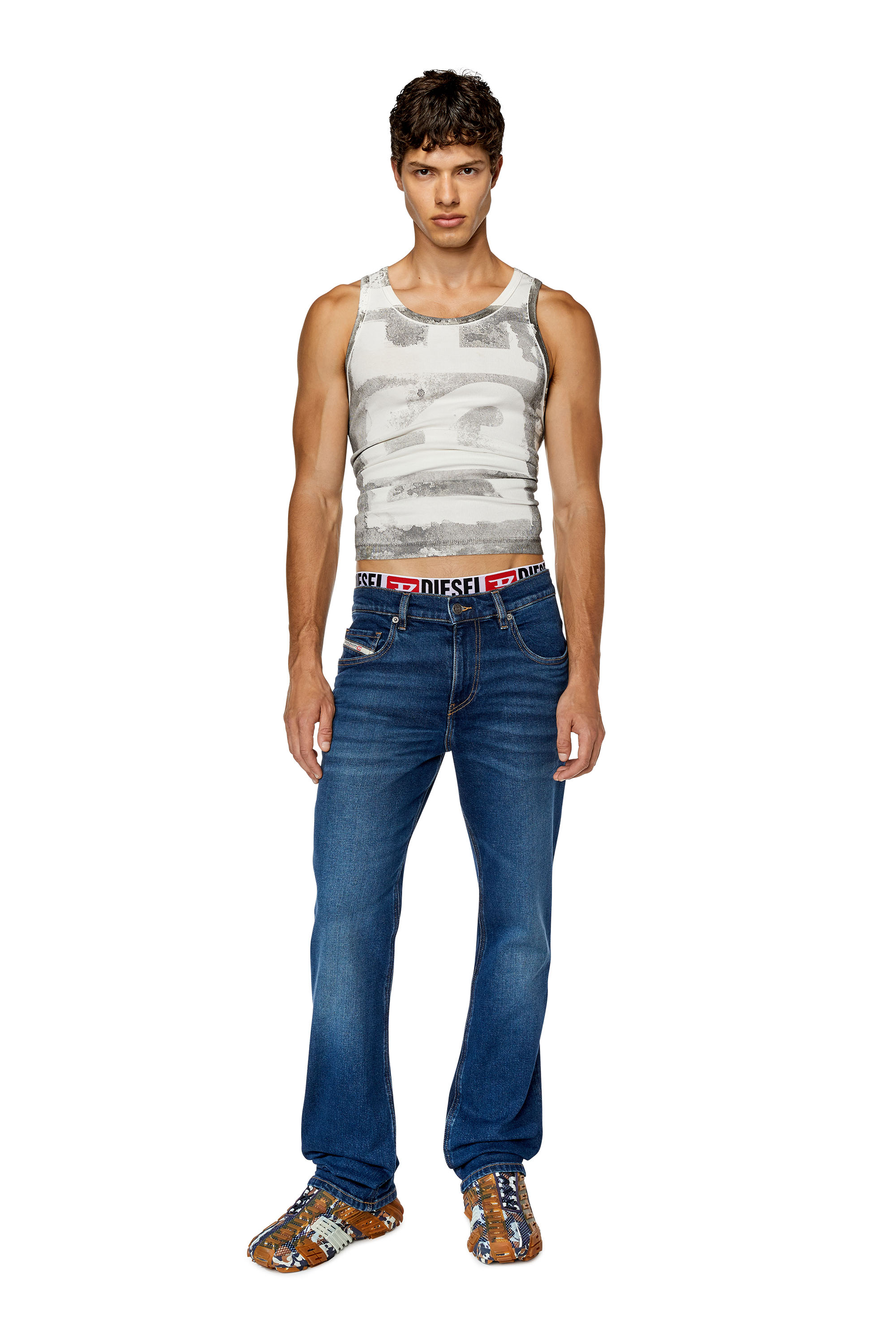 Diesel - Bootcut Jeans 2021 D-Vocs 0GYCS, Dark Blue - Image 4