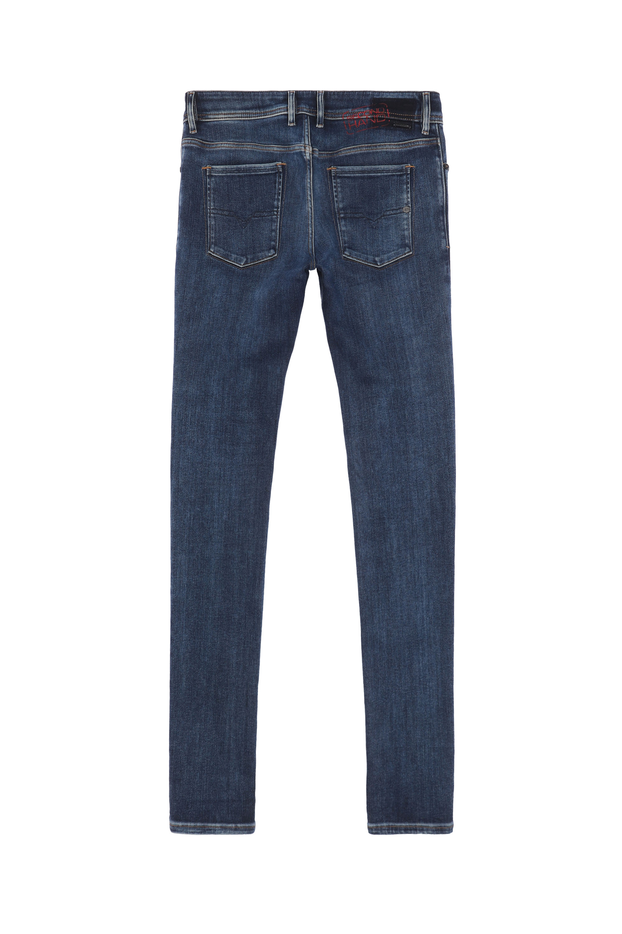 Diesel - SLEENKER, Man's Diesel Man - Jeans Medium blue in Dark Blue - 2