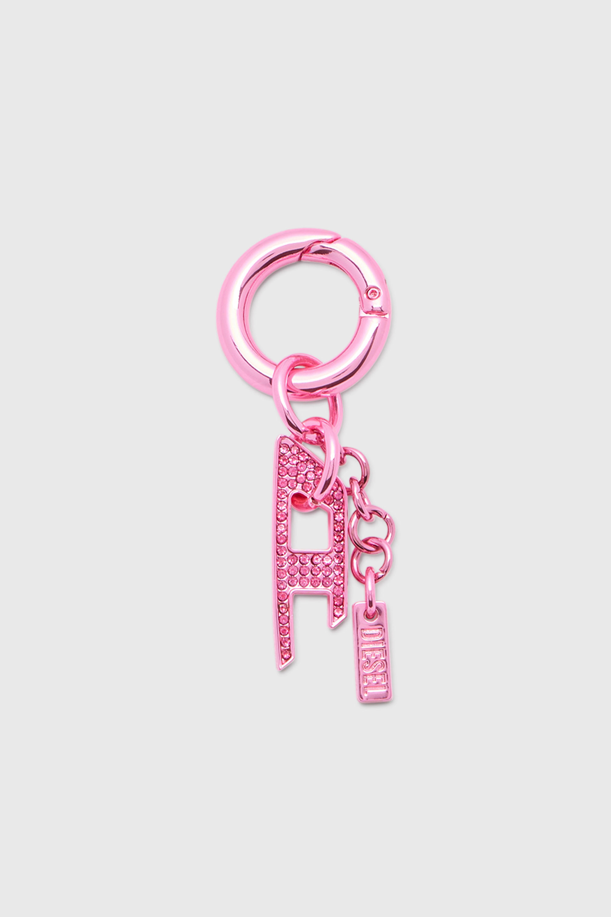 Charm with rhinestone D charm