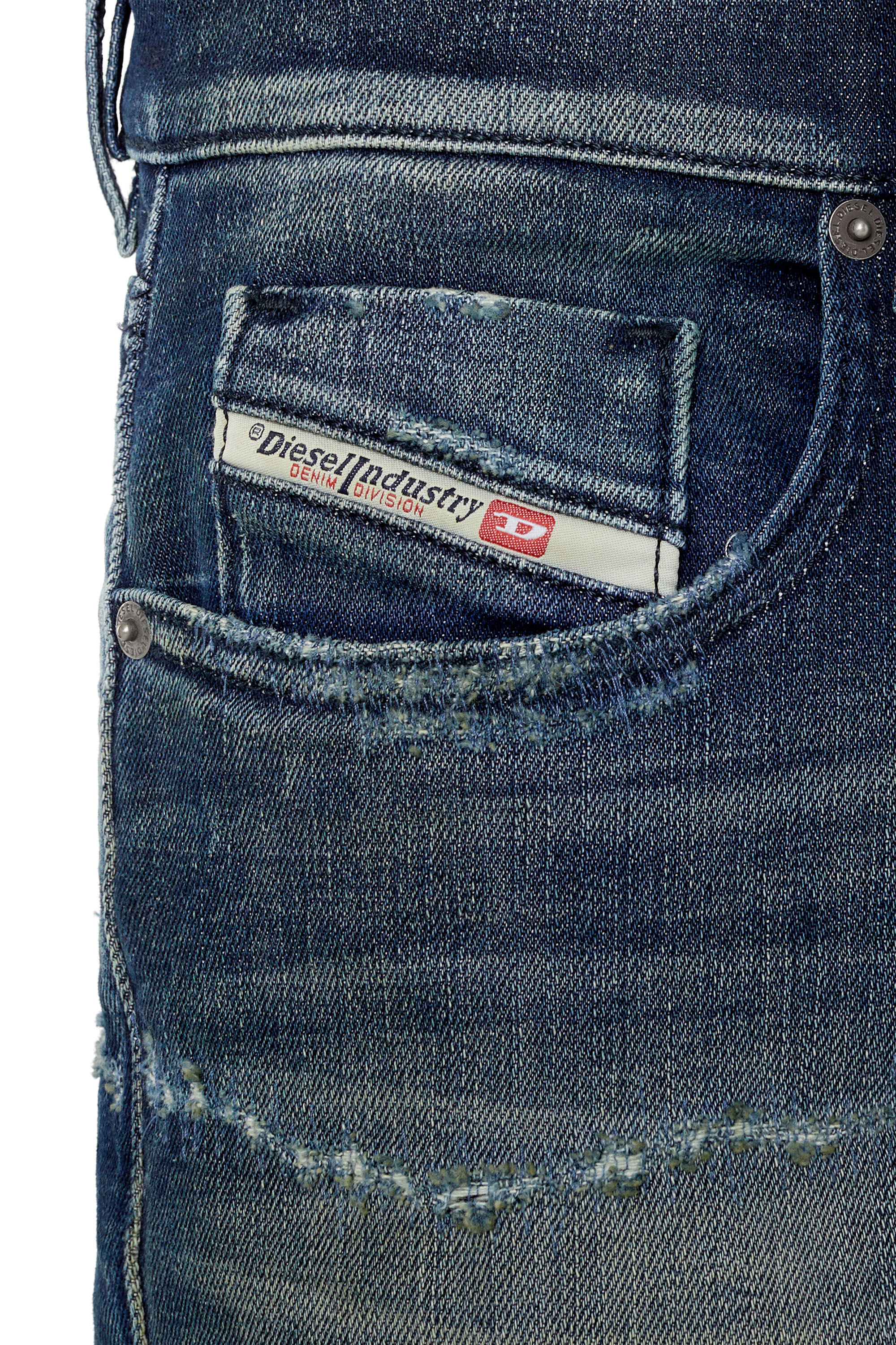 Diesel - Slim Jeans 2019 D-Strukt 09F57, Dark Blue - Image 3
