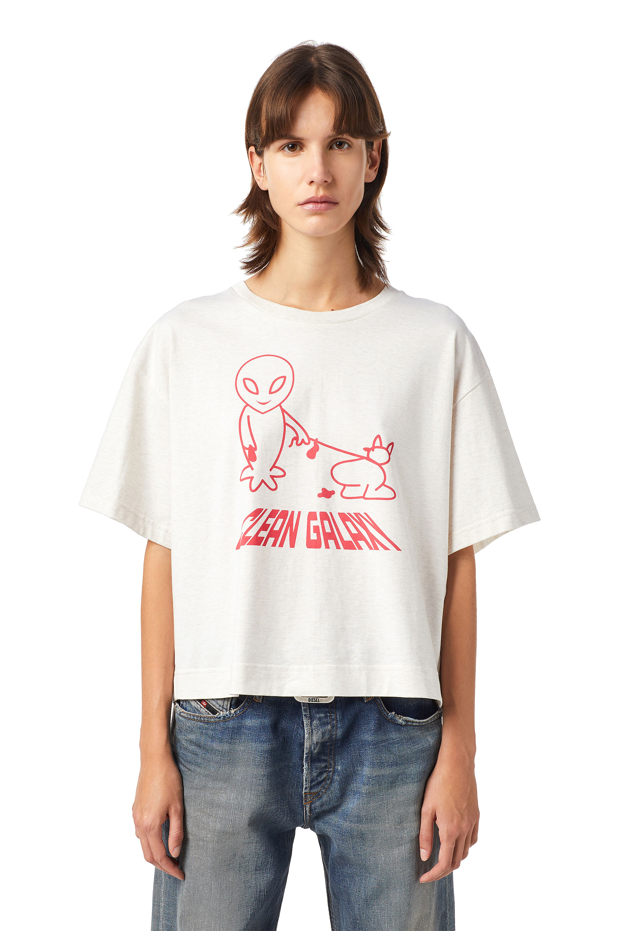 T-BOWLESS-B1, White - T-Shirts