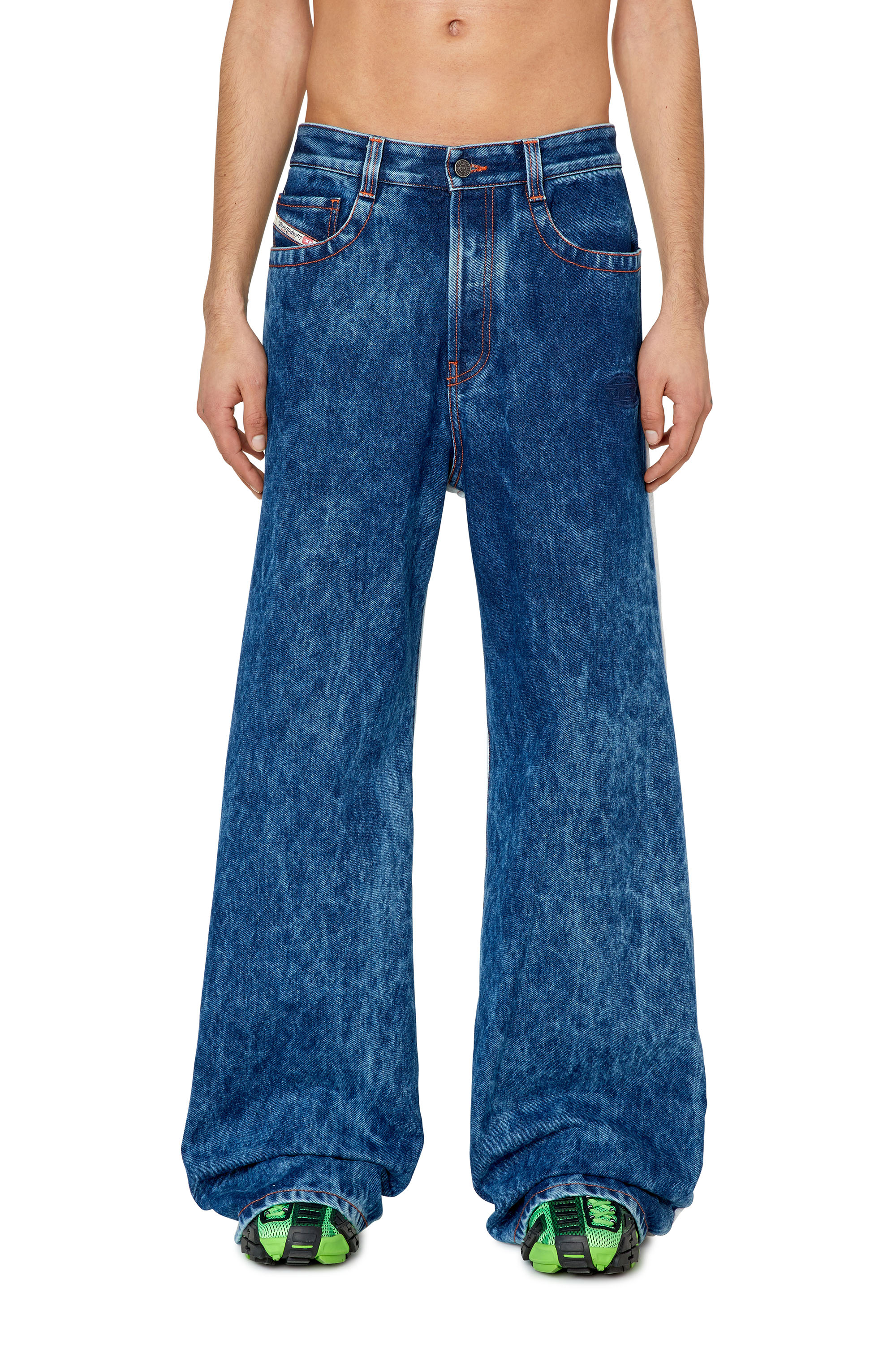 Diesel - Straight Jeans D-Riser 0EMAD, Dark Blue - Image 1