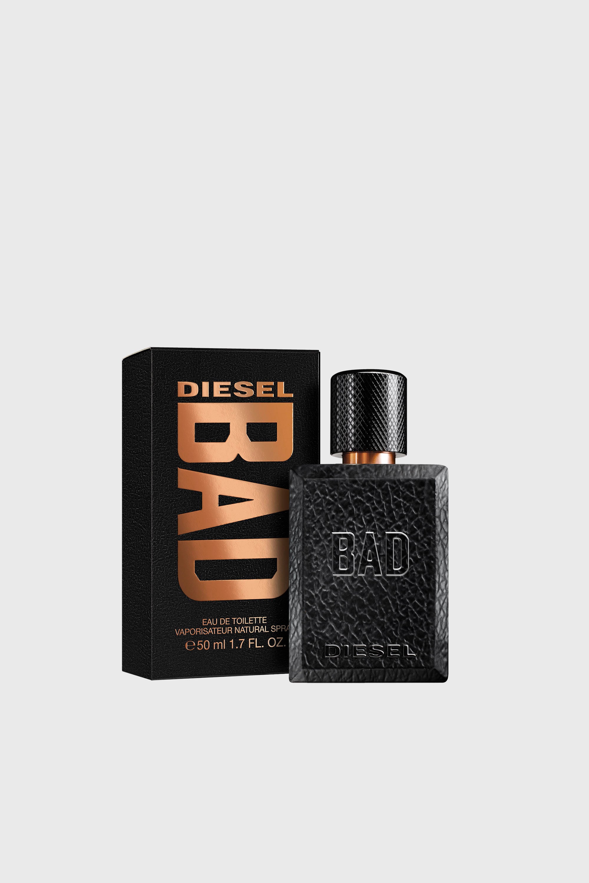Diesel - BAD 50ML, Man's Bad 50ml, 1.7 FL.OZ., Eau de Toilette in Black - 2