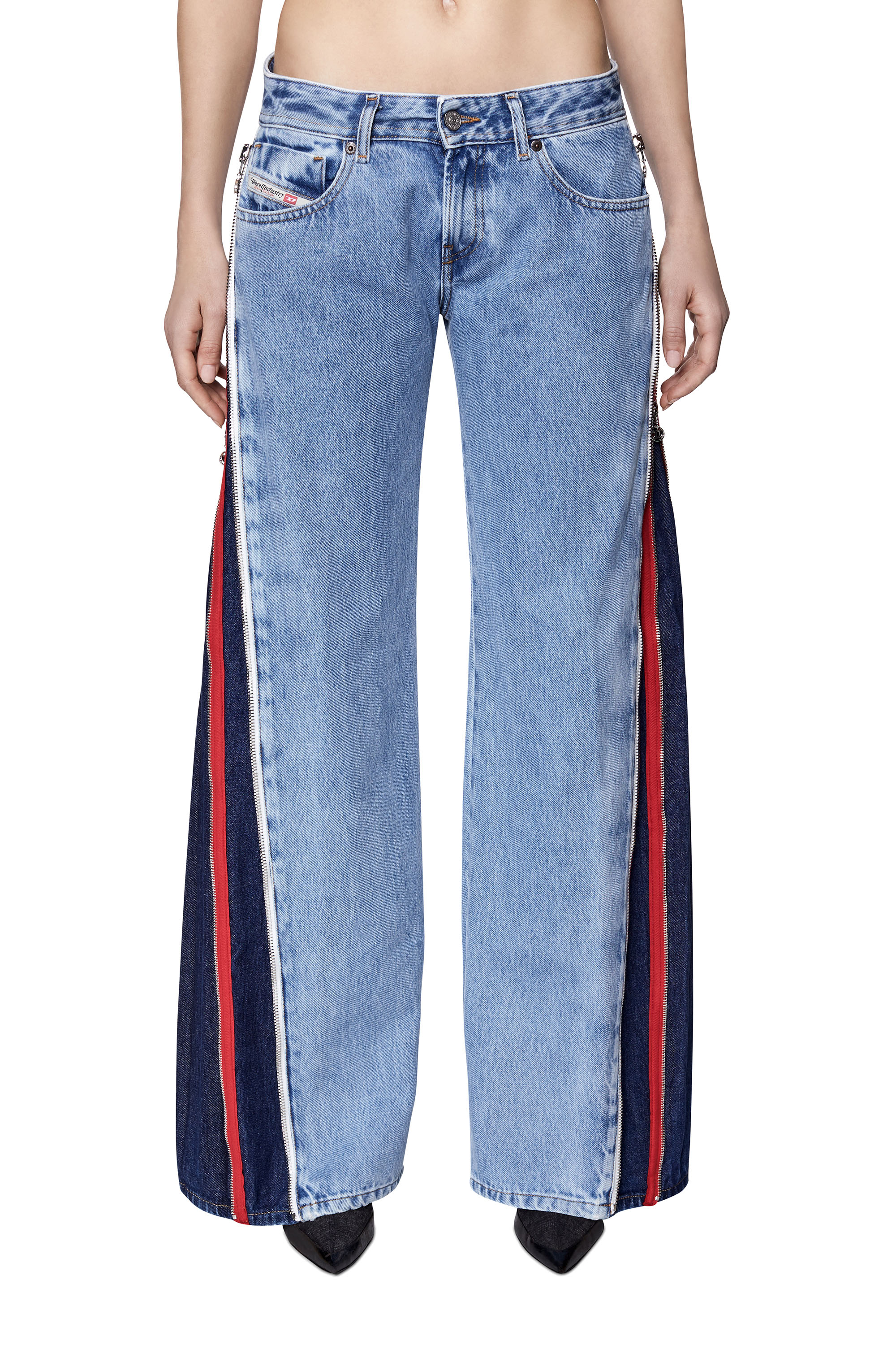Diesel - 2002 09D17 Straight Jeans, Light Blue - Image 1