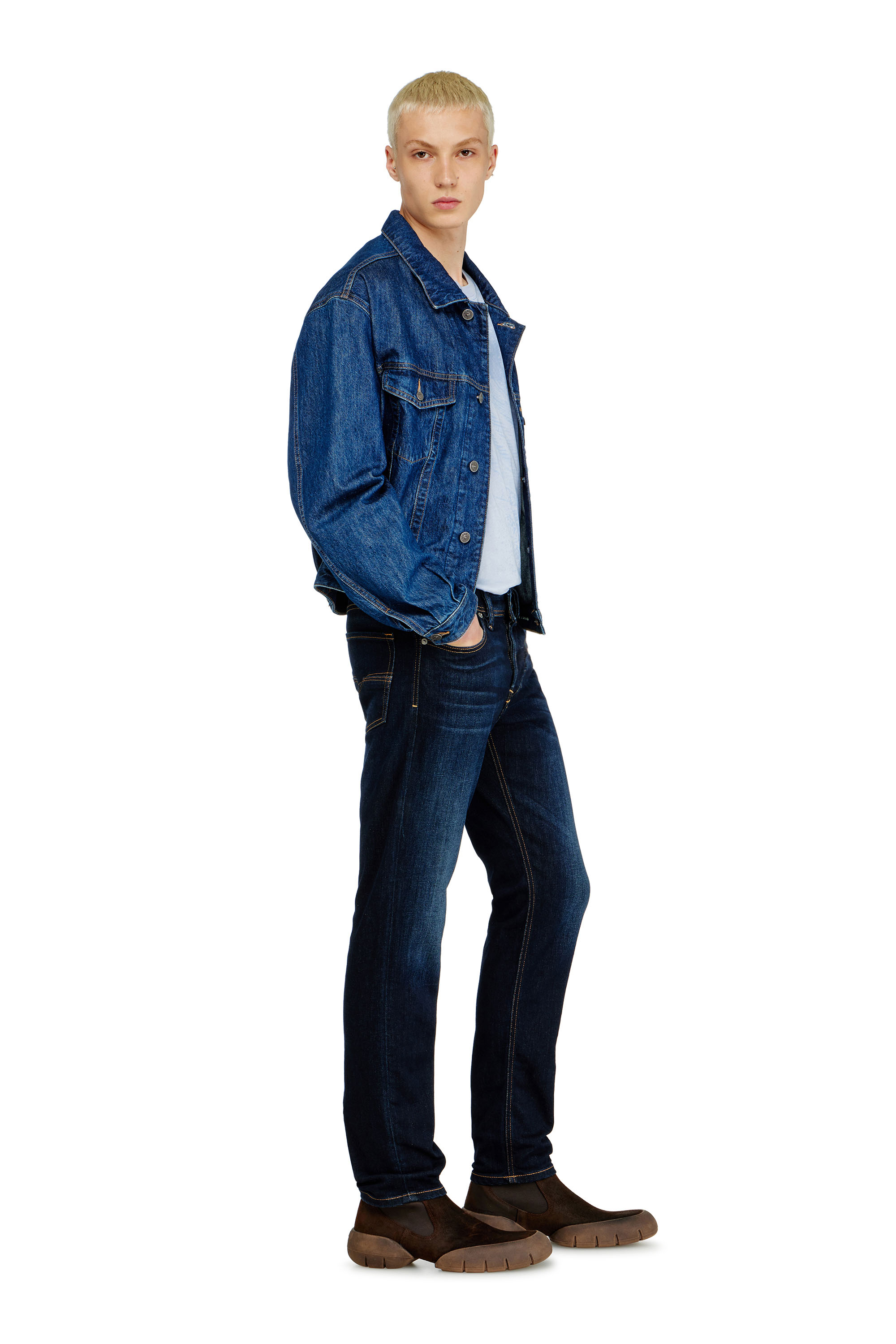 Diesel - Man's Regular Jeans 1986 Larkee-Beex 09Q15, Dark Blue - 3