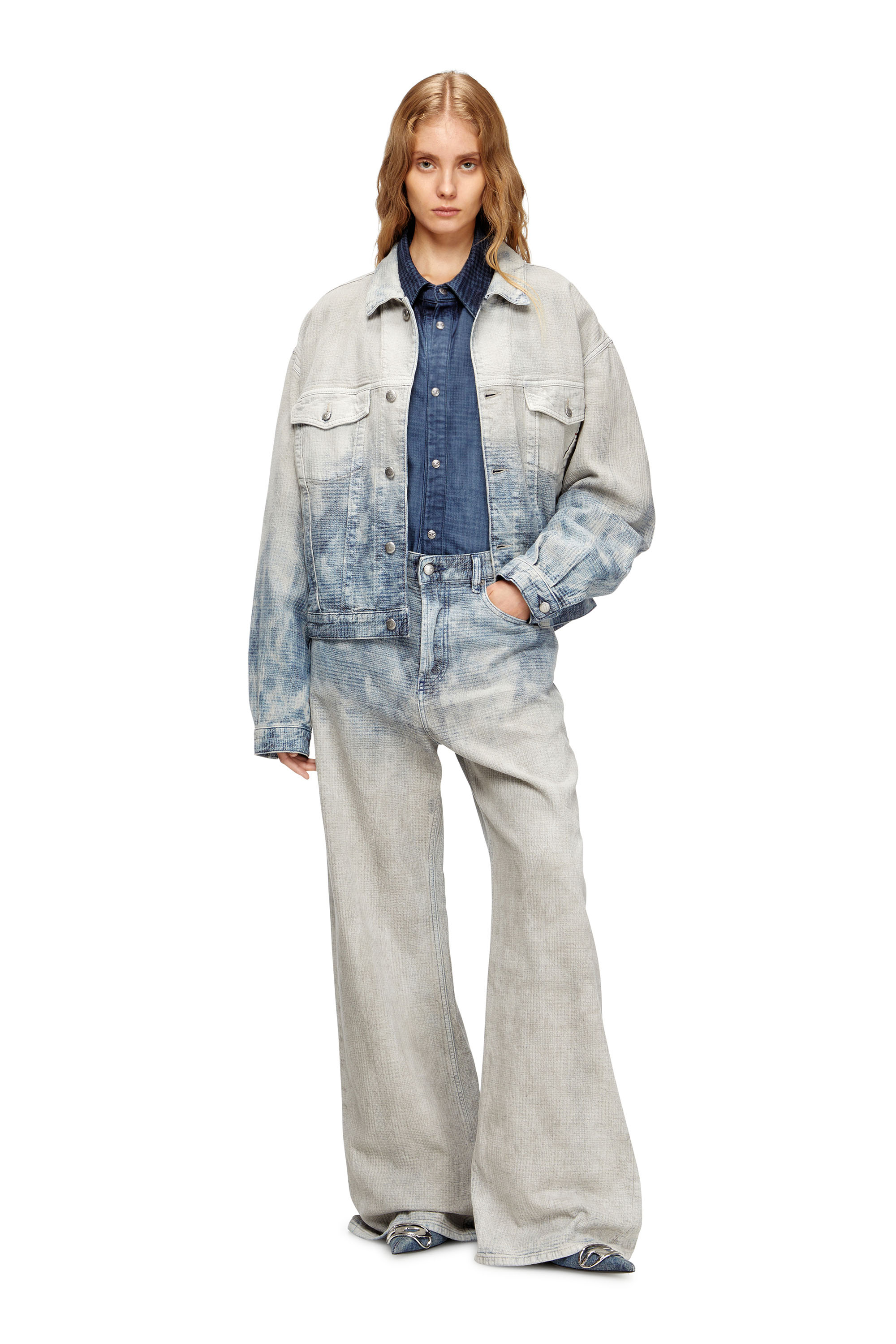 Diesel - Woman's Relaxed Jeans 1996 D-Sire 09N93, Medium blue - 2