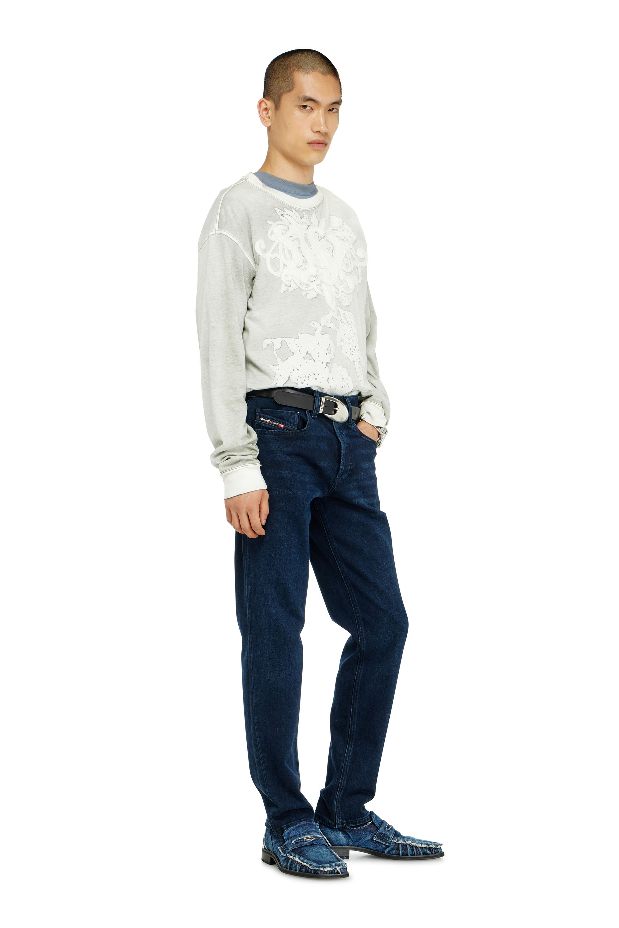 Diesel - Man's Regular Jeans 2023 D-Finitive 0KBBJ, Dark Blue - 4