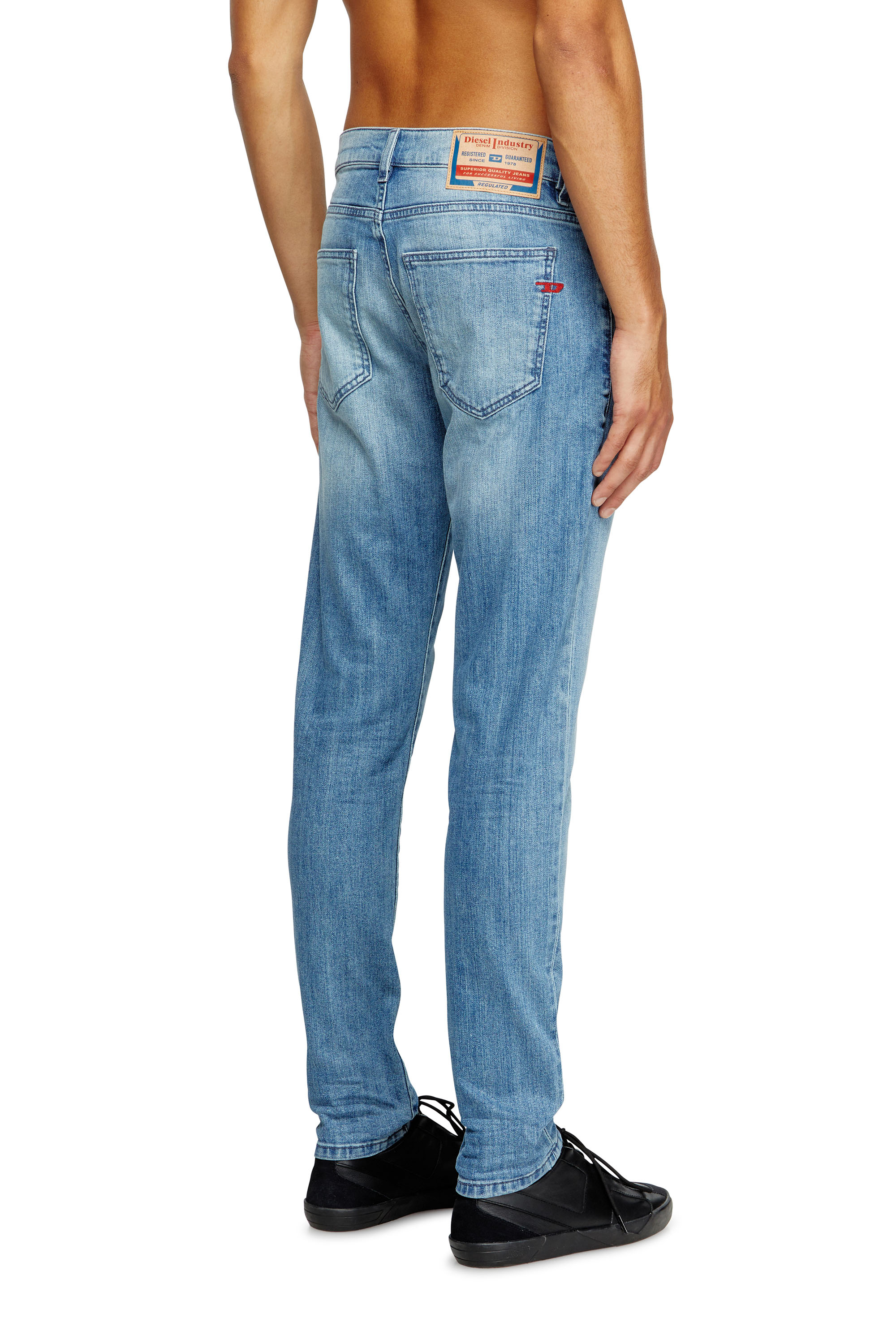 Diesel - Man's Slim Jeans 2019 D-Strukt 0GRDI, Light Blue - 5