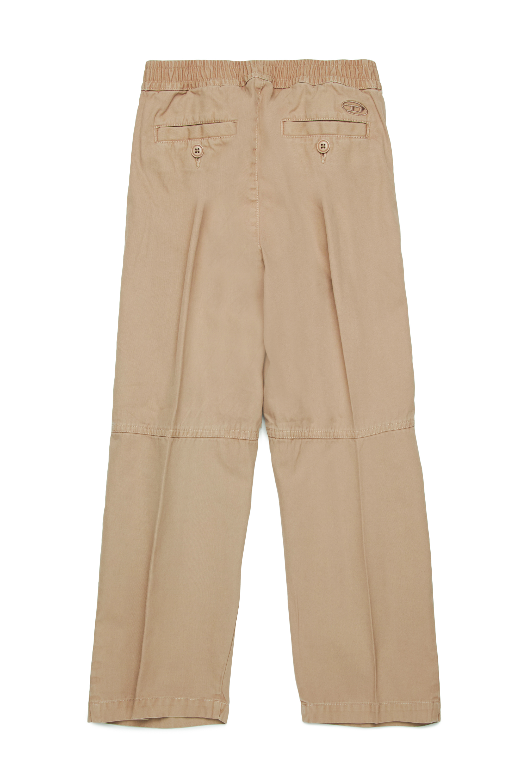 Diesel - PTINO, Man's Workwear trousers with Oval D in Light Brown - 2