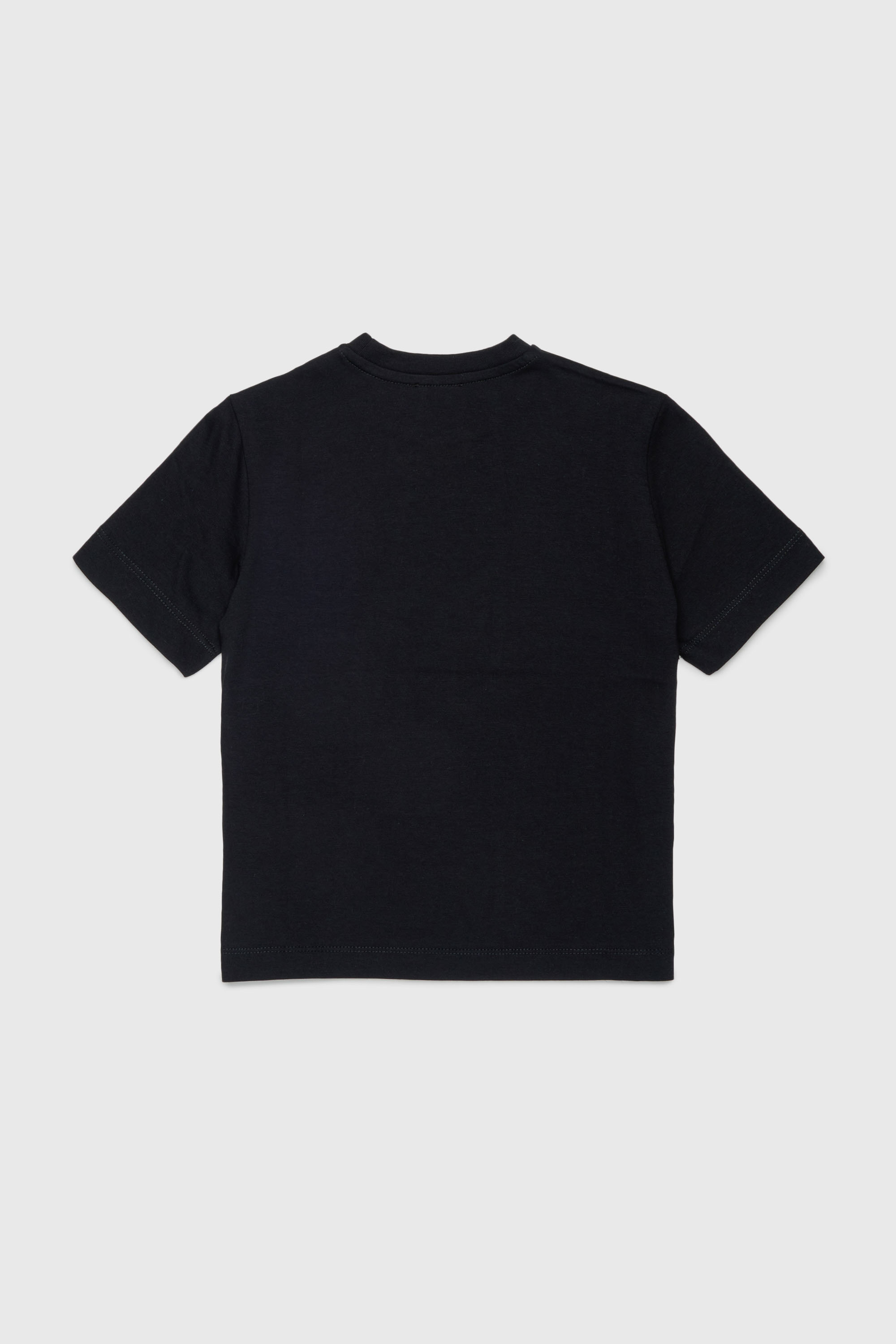 Diesel - TORSAL, Woman's Cotton T-shirt with whimsical logo print in Black - 2