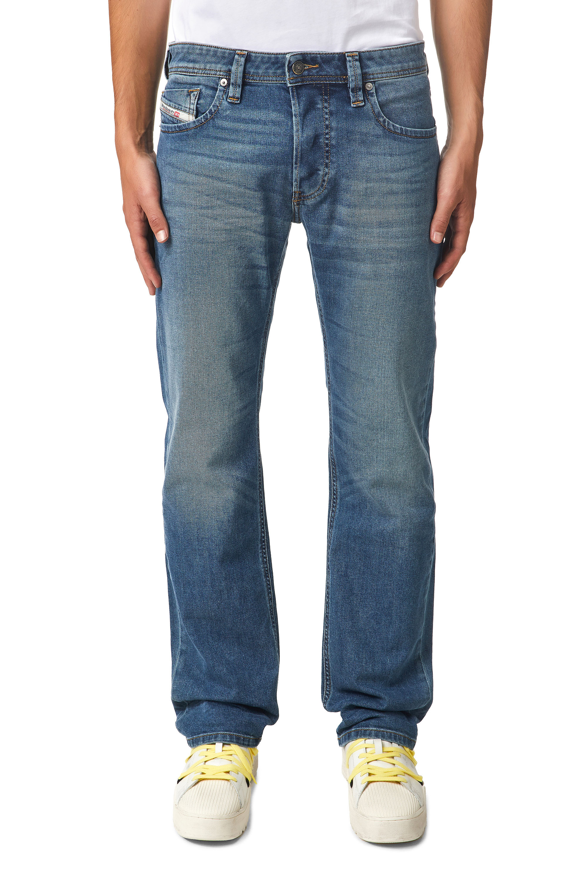 Diesel - Larkee 009EI Straight Jeans, Medium blue - Image 1