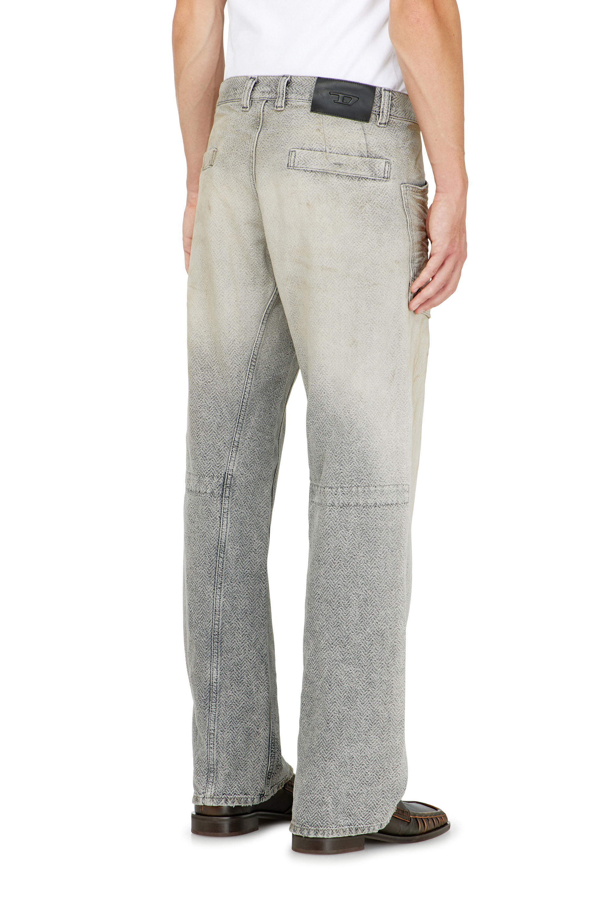 Diesel - Man's Relaxed Jeans D-Zeta 09Q11, Grey - 5