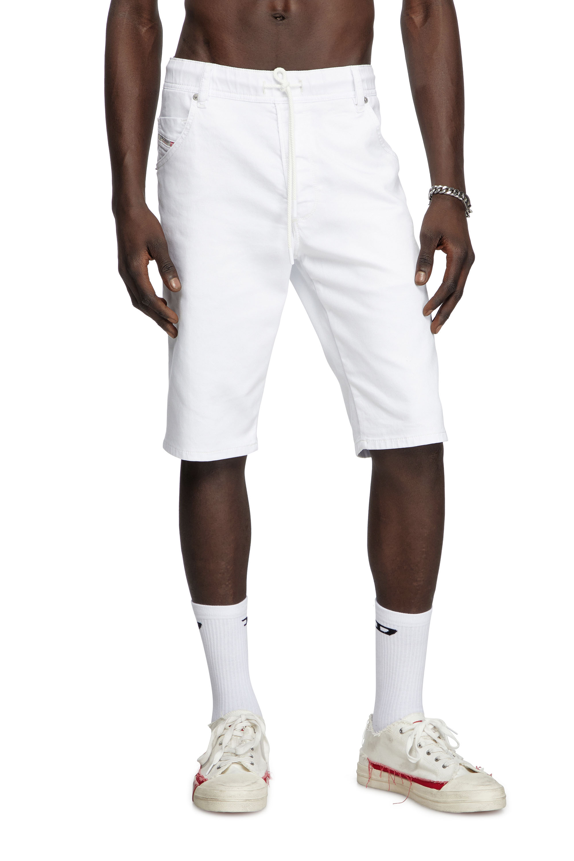 D-KROOSHORT JOGGJEANS, White - Shorts