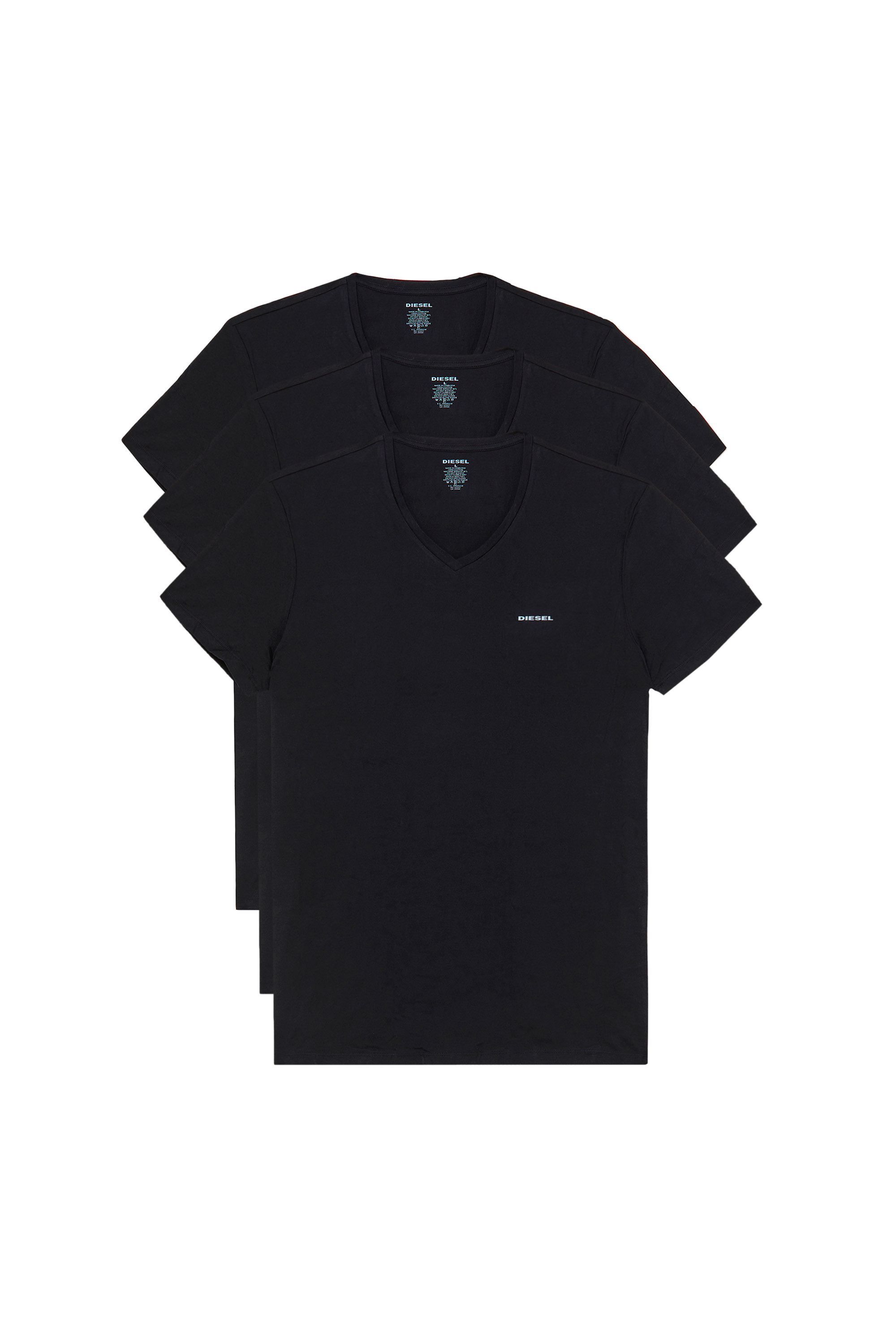UMTEE-JAKE-VTHREEPAC, Black - Tops