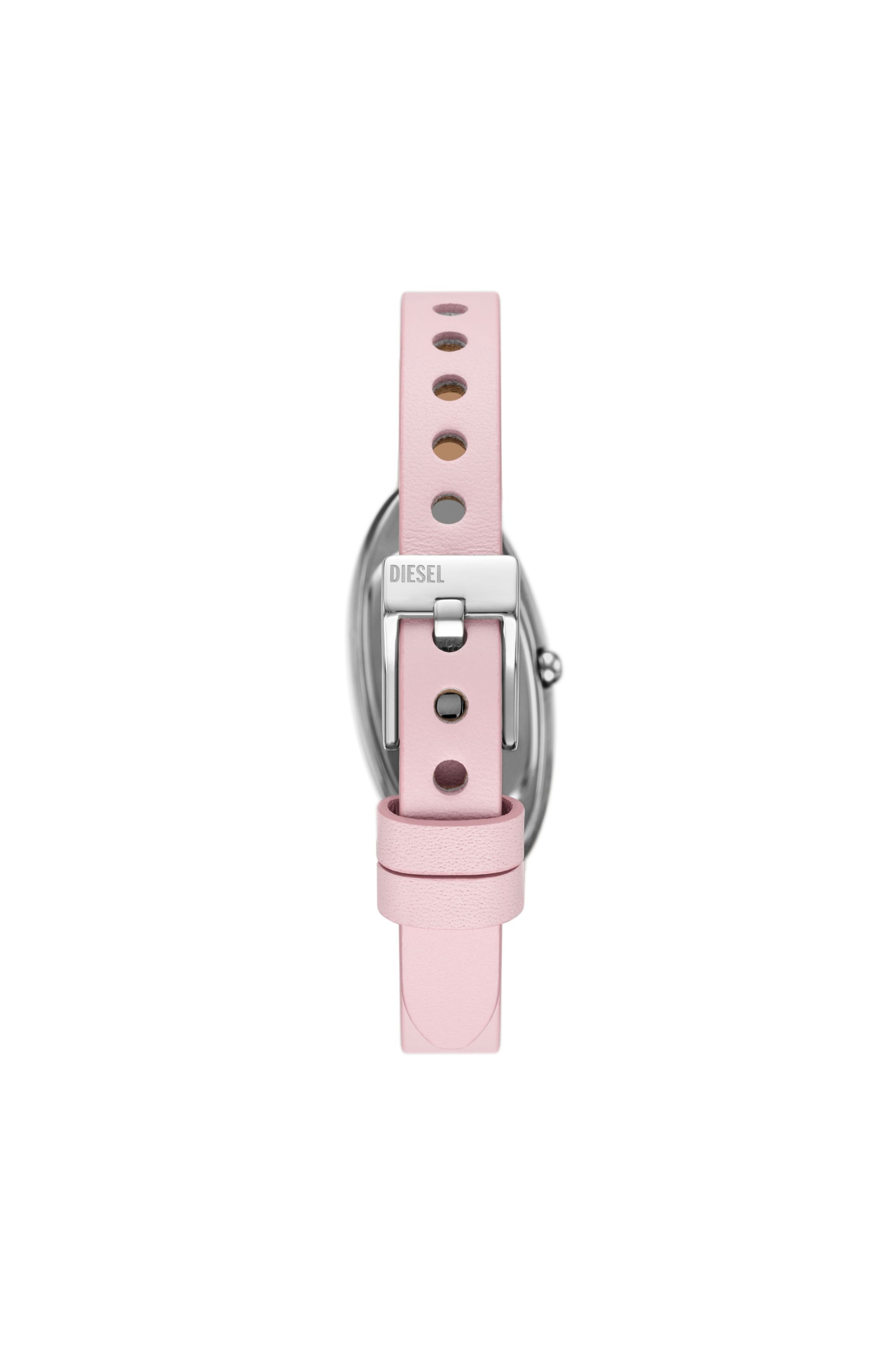 Diesel - DZ5621 WATCH, Woman's D-Era Two-Hand Leather Watch in Pink - 2