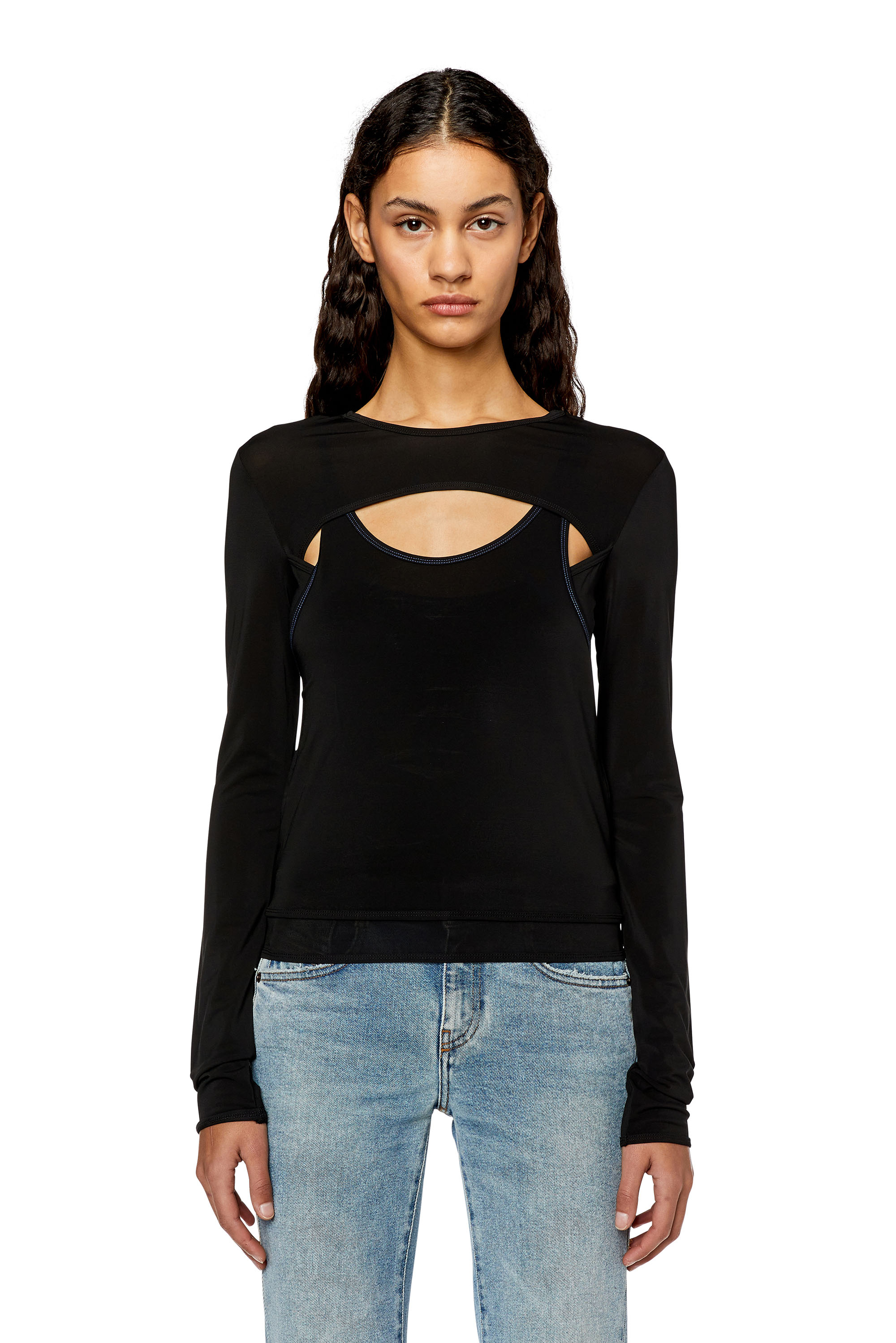 Diesel - T-OLAY, Black - Image 1